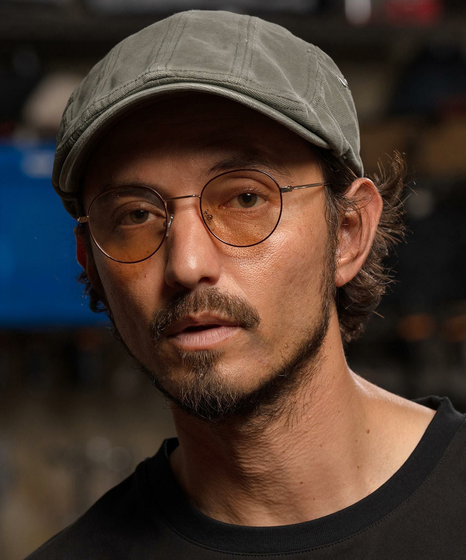 CAMBIO(カンビオ)】Powder Touch Garment Wash Hunting Cap ハンチング