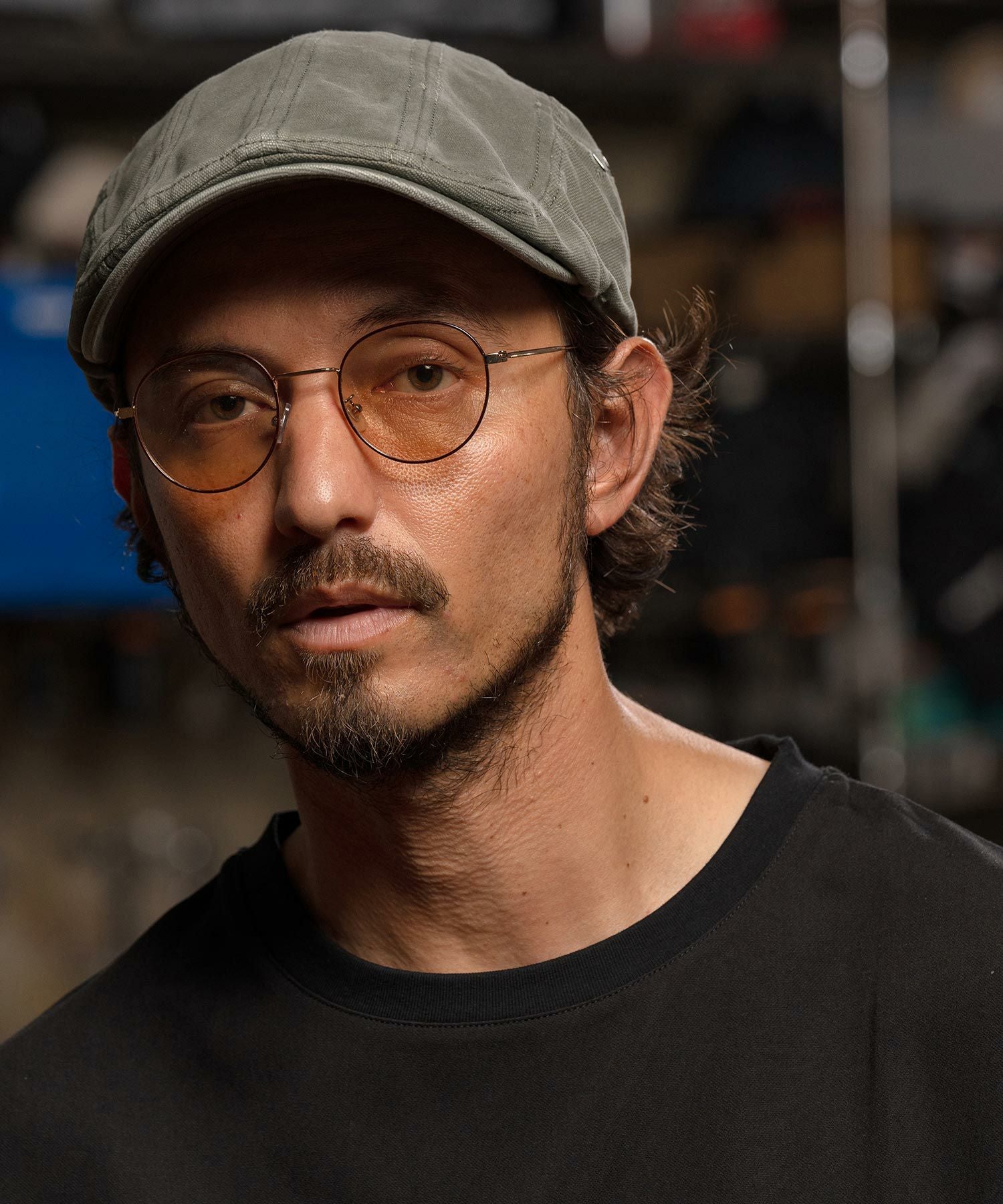 CAMBIO(カンビオ)】Powder Touch Garment Wash Hunting Cap ハンチング