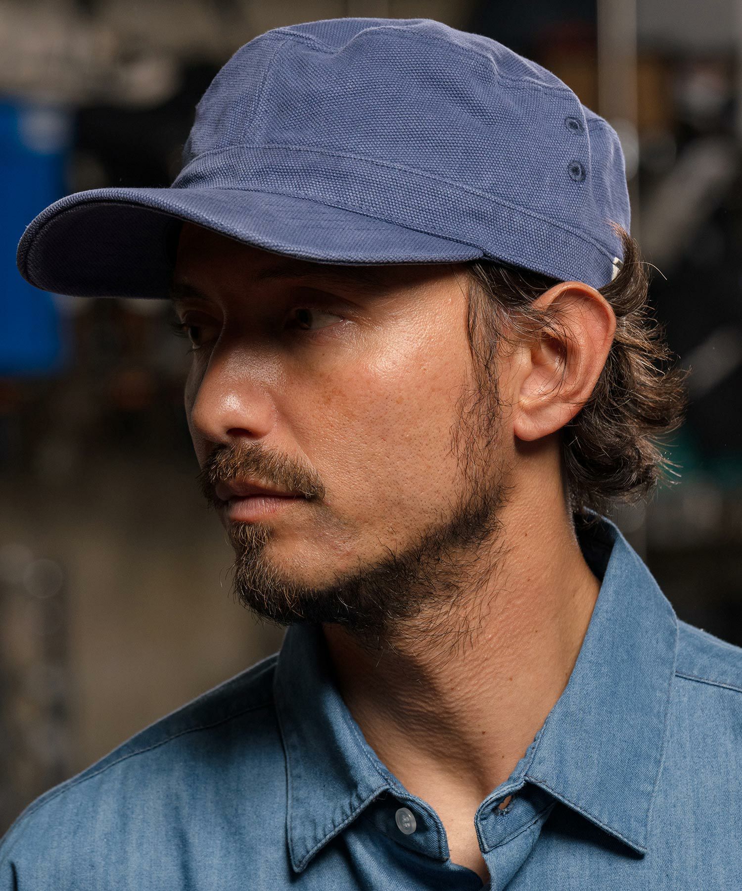 コグマ キャピタル KAPITAL ストラップワークキャップ 古着】KAPITAL ワークキャップ