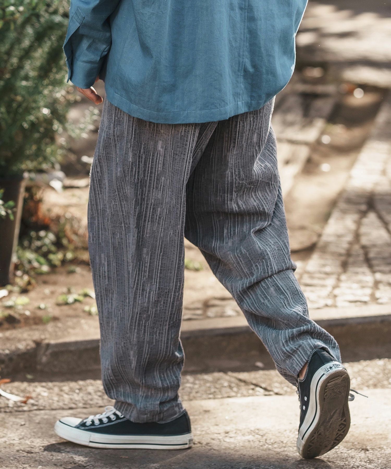 50%OFF【CAMBIO(カンビオ)】Cotton Linen Tie dye Balloon Pants