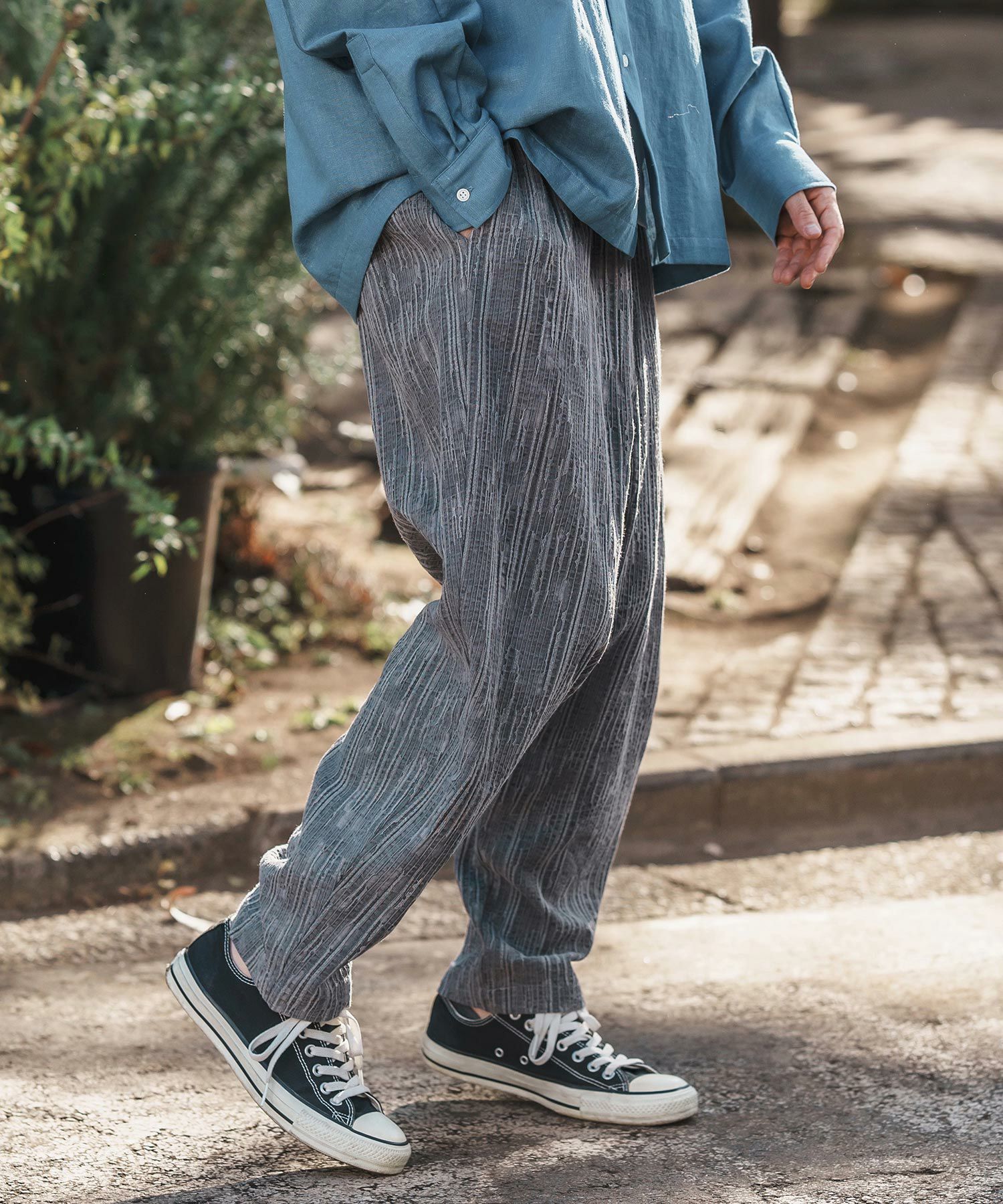 CAMBIO(カンビオ)】Cotton Linen Tie dye Balloon Pants バルーン