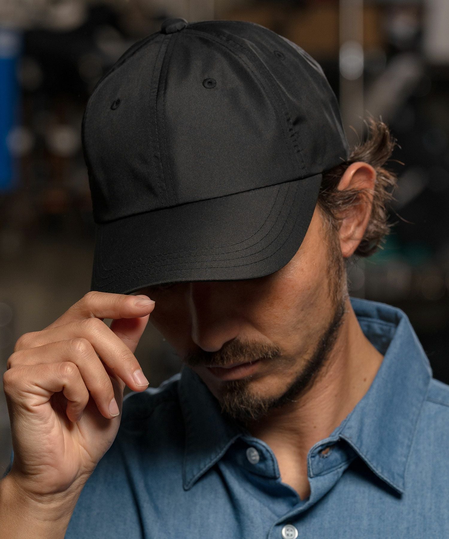 CAMBIO(カンビオ)】Water Repellent Minimal Cap キャップ(OP-251-002