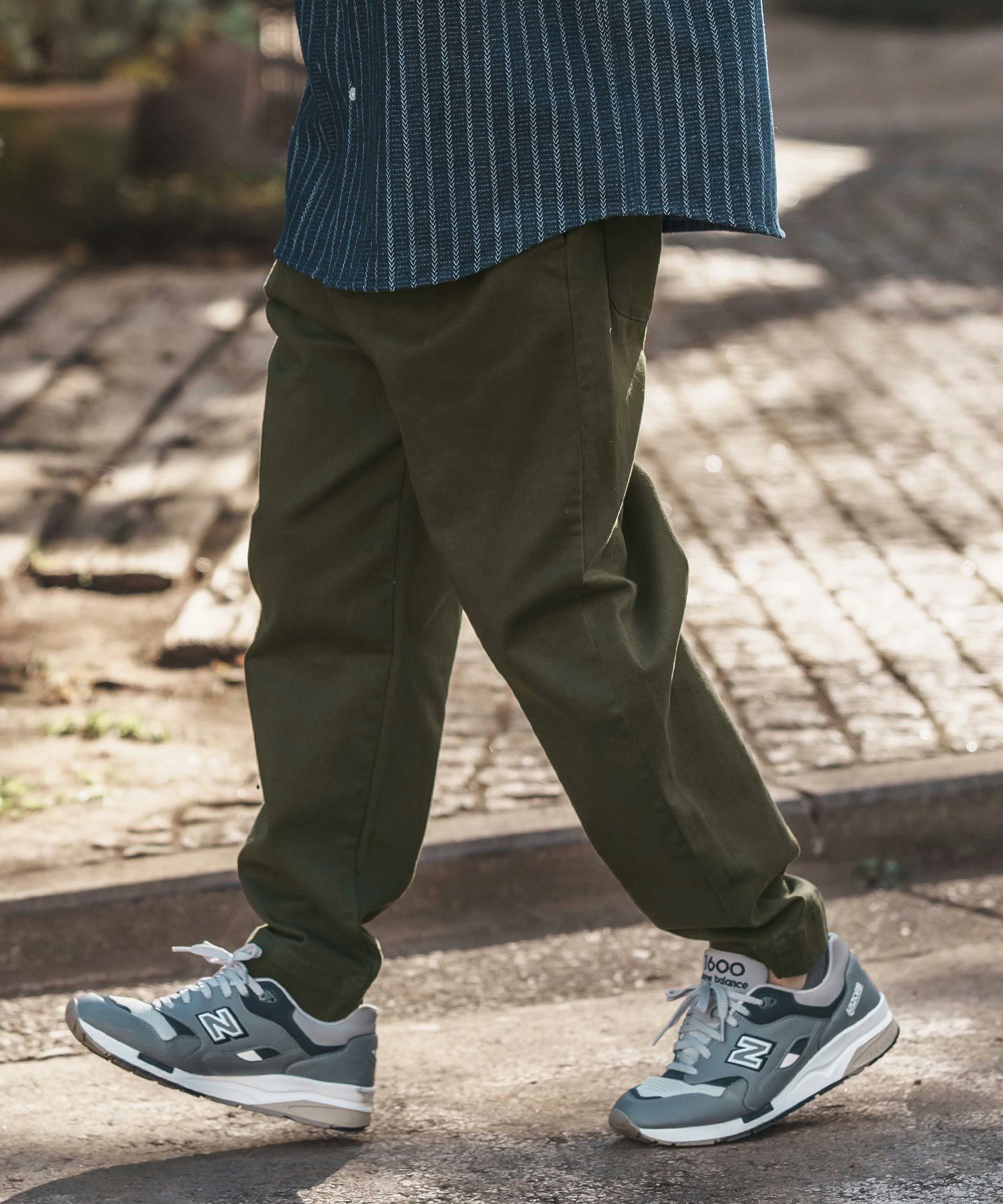 CAMBIO(カンビオ)】Tuck Stretch Easy Chino Pants チノパンツ(AI-251