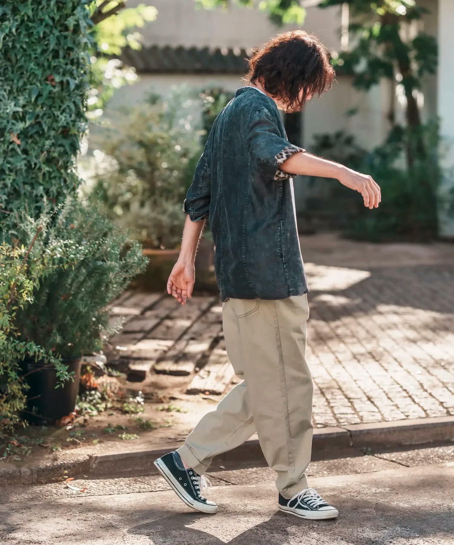 CAMBIO(カンビオ)】Tuck Stretch Easy Chino Pants チノパンツ(AI-251