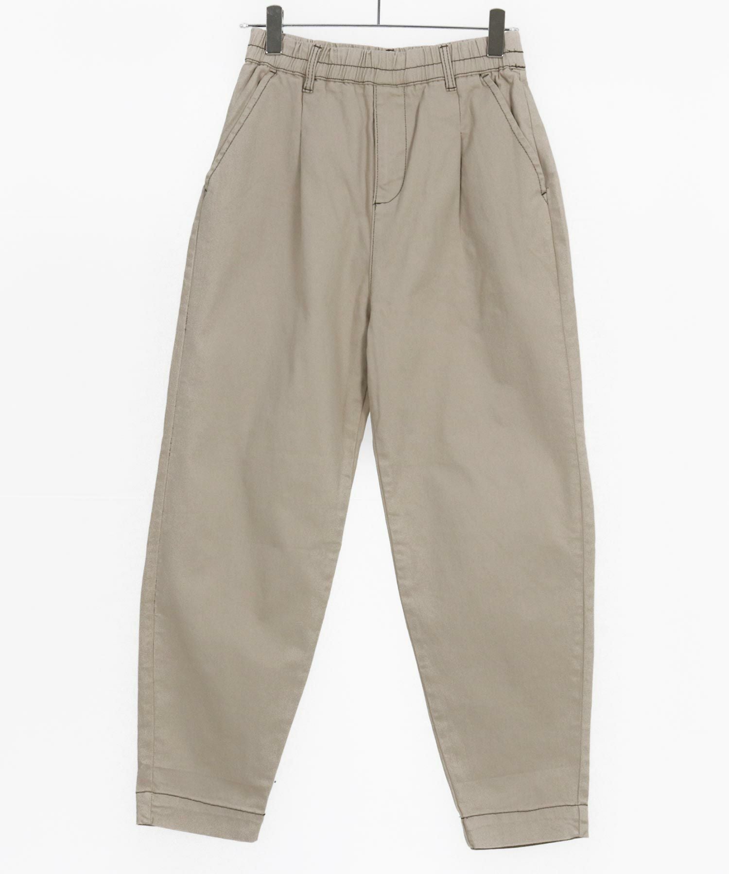 CAMBIO(カンビオ)】Tuck Stretch Easy Chino Pants チノパンツ(AI-251