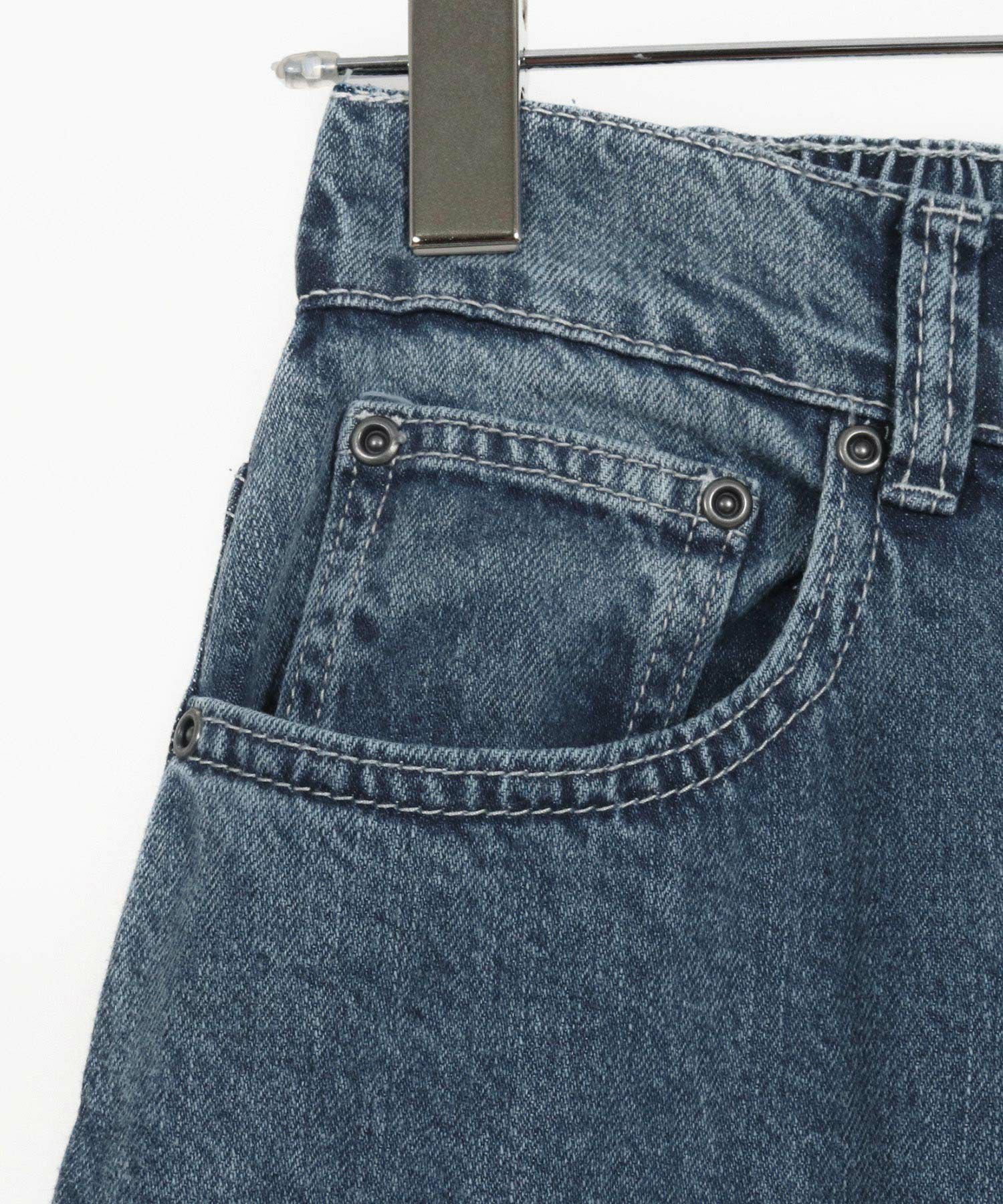 CAMBIO(カンビオ)】Half Easy Wide Denim Pants ワイドデニムパンツ(AI