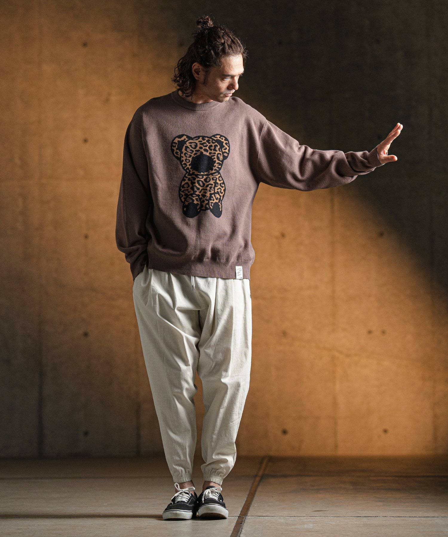 GLIMCLAP(グリムクラップ)】 Balloon silhouette jogger pants