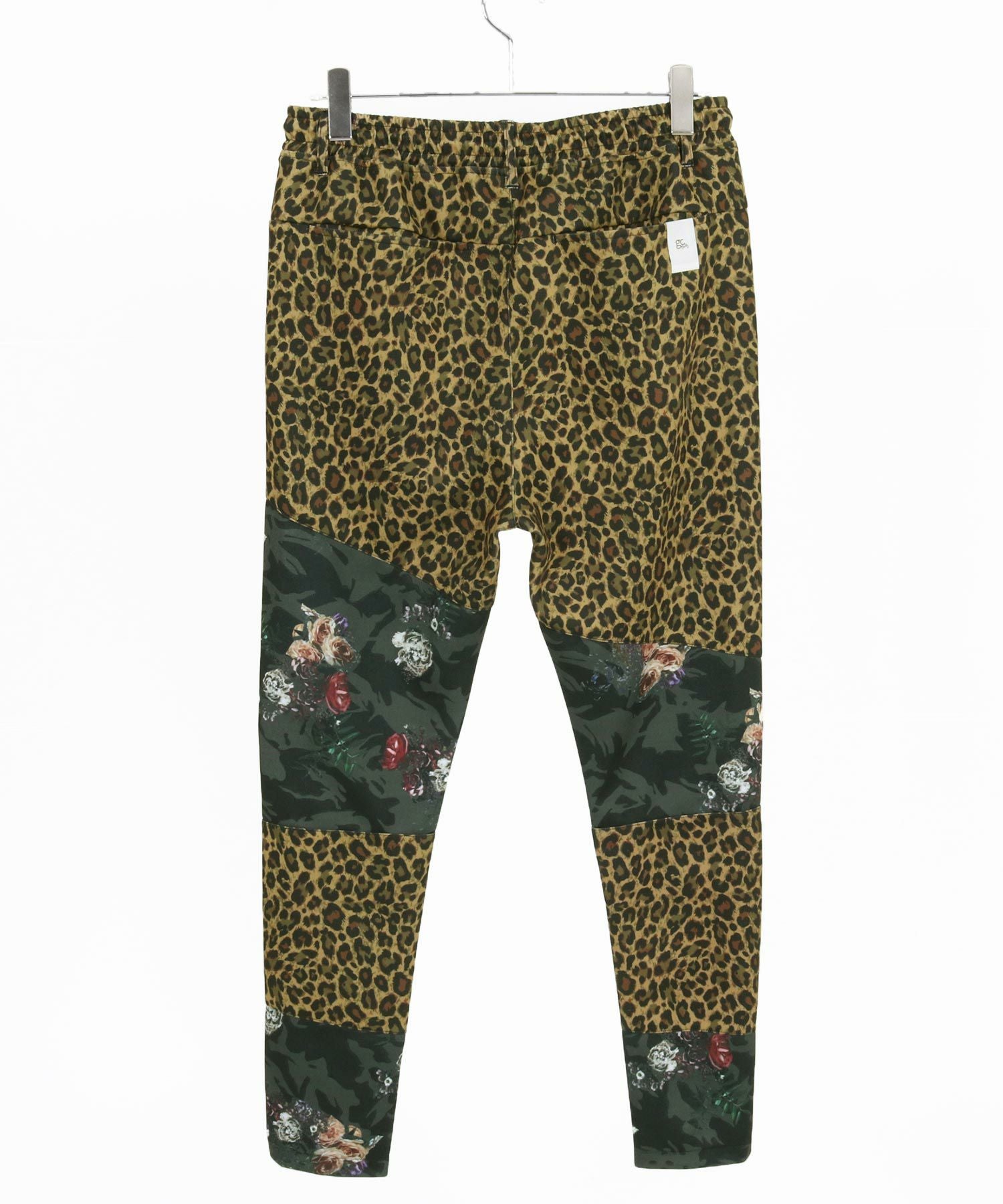 GLIMCLAP　Flower pattern pants　L サイズ　美品！ GLIMCLAP(グリムクラップ)】Tight fit track pants-Ver. color pattern