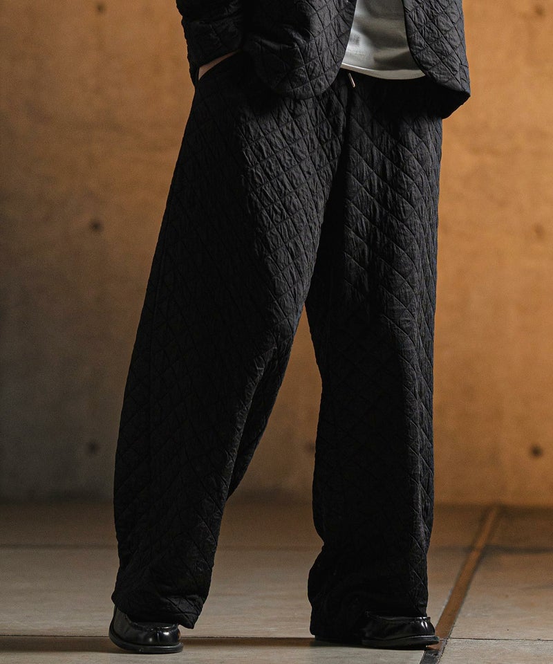 30%OFF【GLIMCLAP(グリムクラップ)】 Quilted fabric cut sew pants 