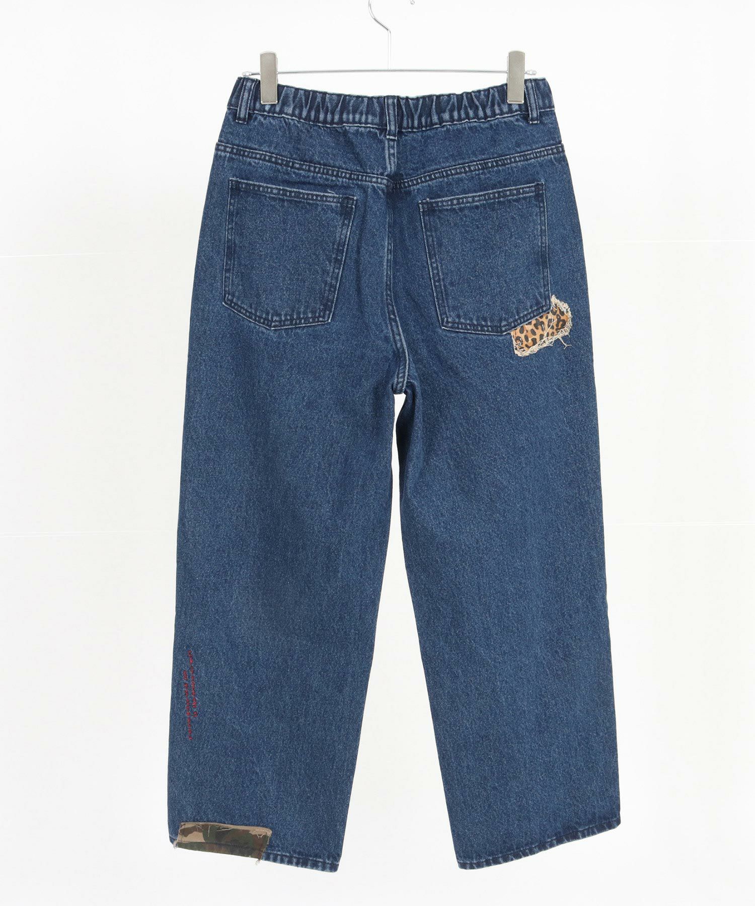 新品未使用【GLIMCLAP】正規品 30%OFF【GLIMCLAP(グリムクラップ)】Distressed denim pants デニム