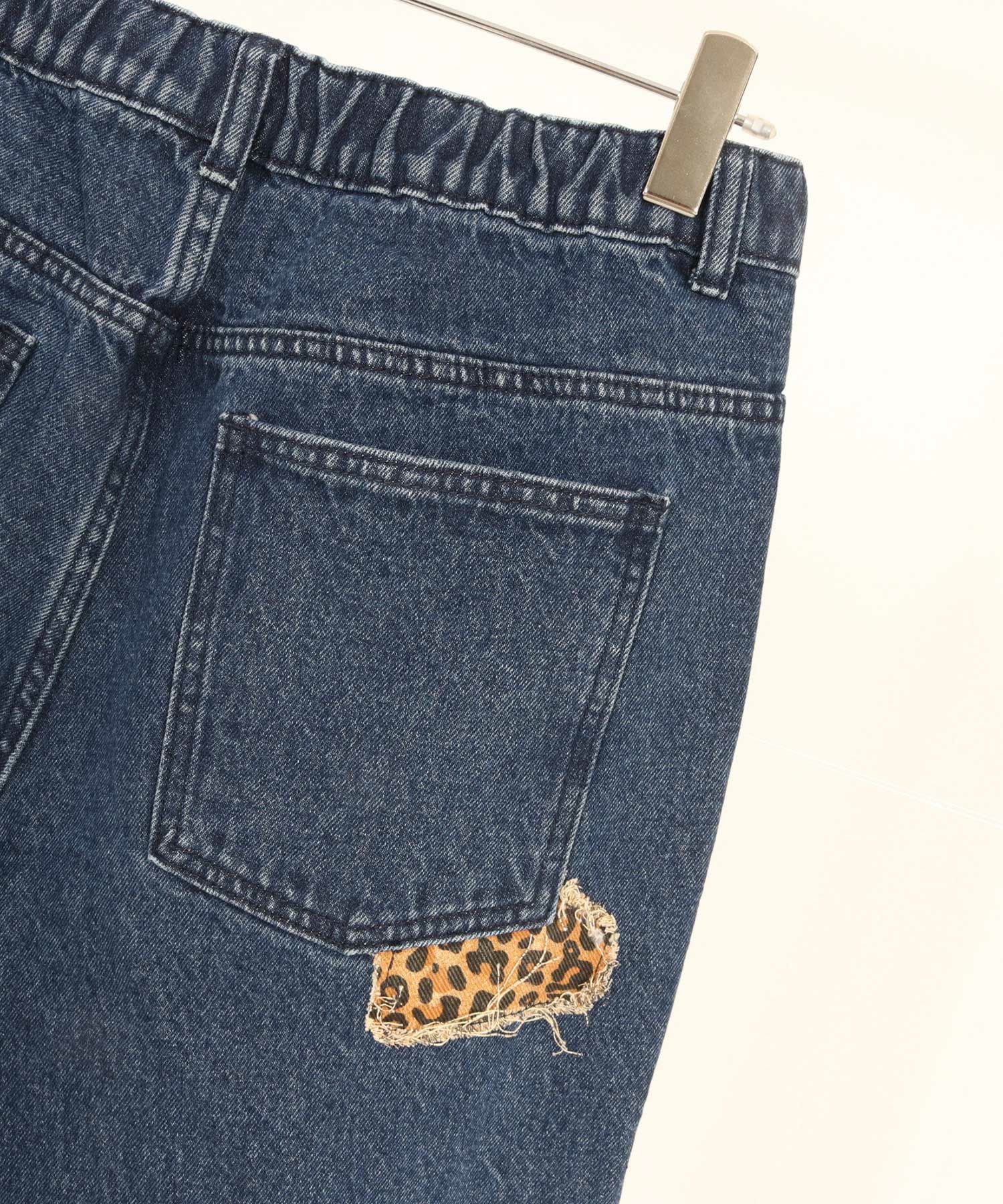 30%OFF【GLIMCLAP(グリムクラップ)】Distressed denim pants デニム