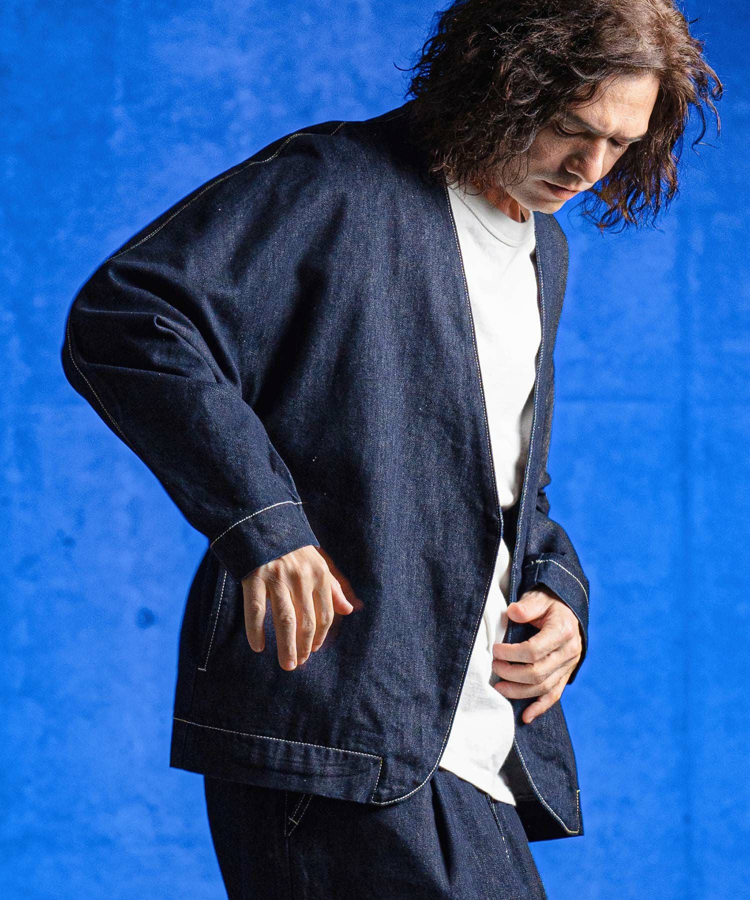 50%OFF【GLIMCLAP(グリムクラップ)】Denim jacket デニムジャケット(18