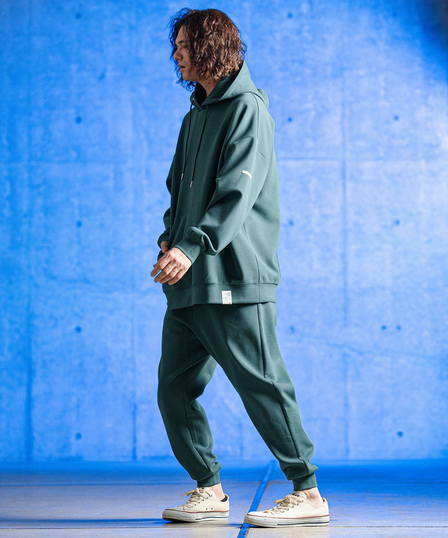 30%OFF【GLIMCLAP(グリムクラップ)】Double knit fabric hoodie