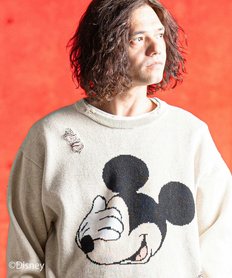 50%OFF【GLIMCLAP(グリムクラップ)】Jacquard cotton fabric sweater 
