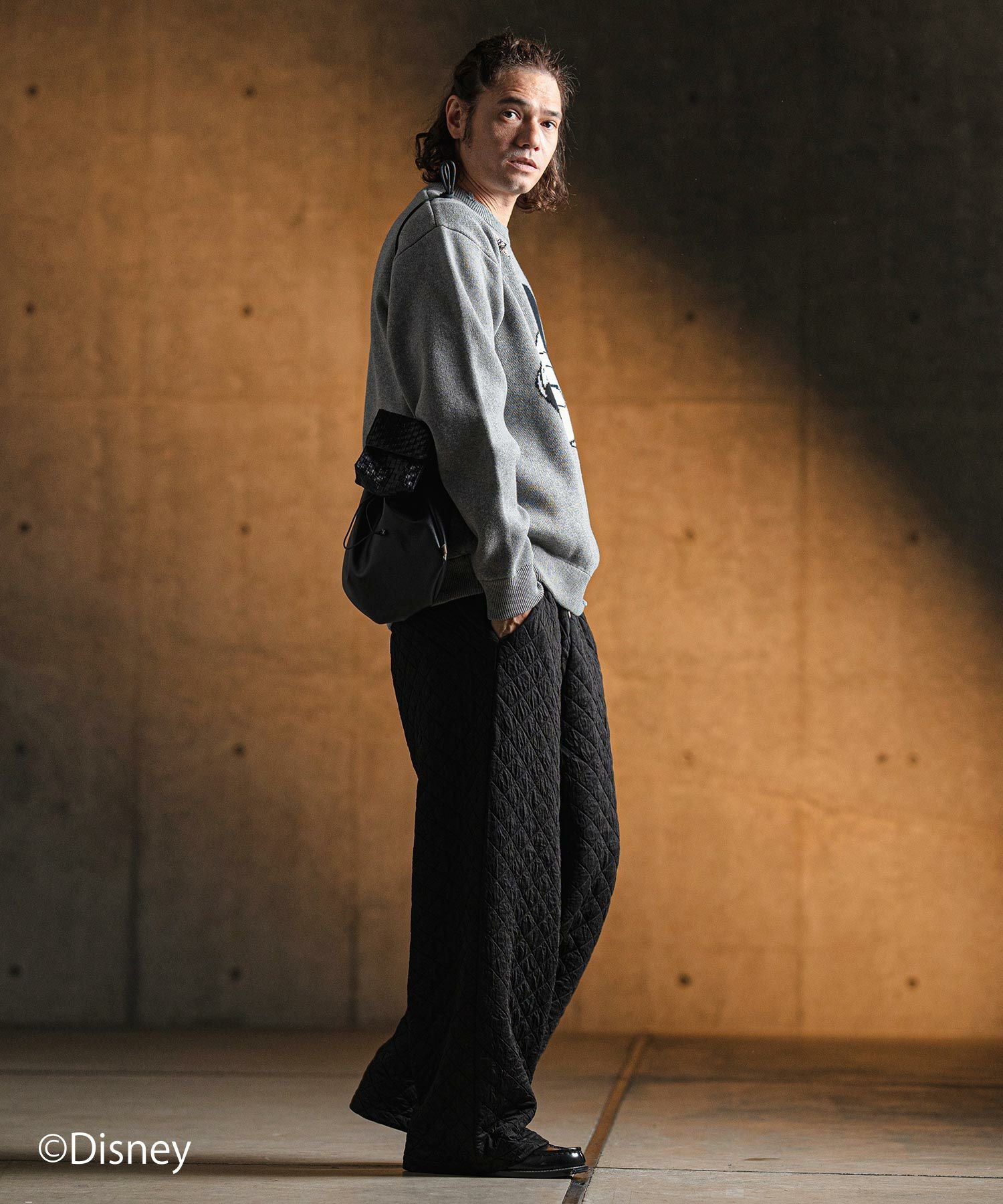 50%OFF【GLIMCLAP(グリムクラップ)】Jacquard cotton fabric sweater