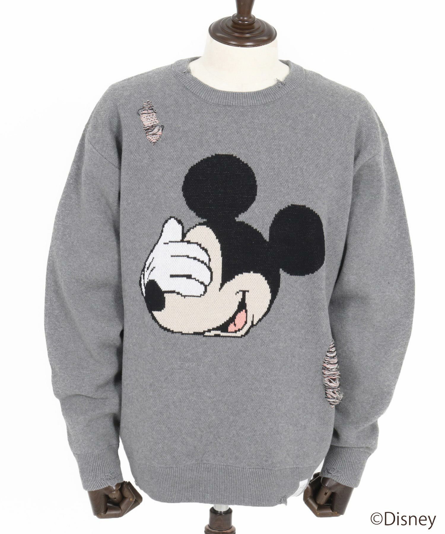 50%OFF【GLIMCLAP(グリムクラップ)】Jacquard cotton fabric sweater