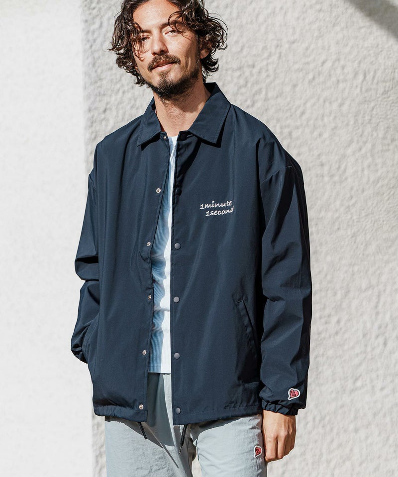 1minute 1second(ワンミニットワンセカンド)】coach jacket with 