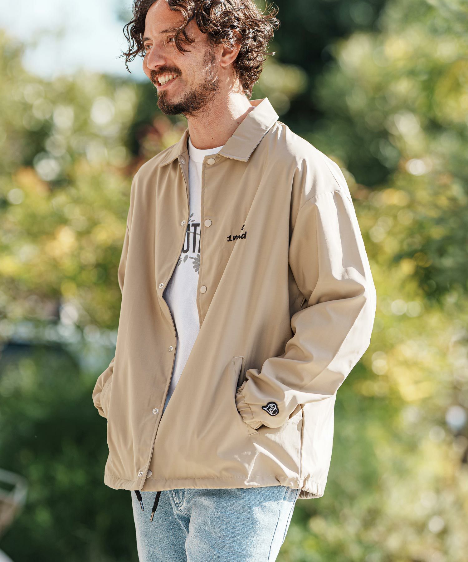 OPENINGCEREMONEYコーチジャケット 1minute 1second(ワンミニットワンセカンド)】coach jacket with