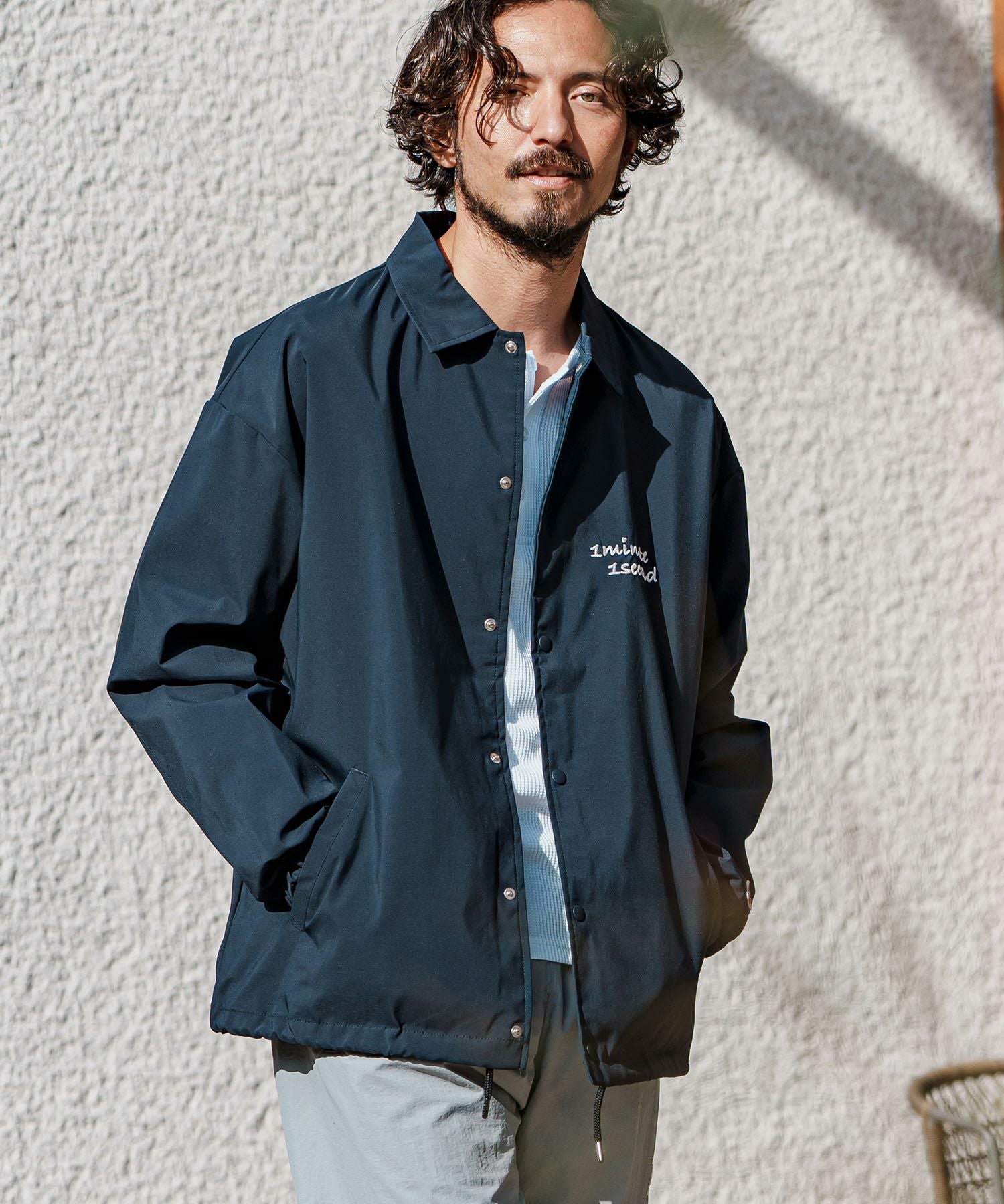 1minute 1second(ワンミニットワンセカンド)】coach jacket with