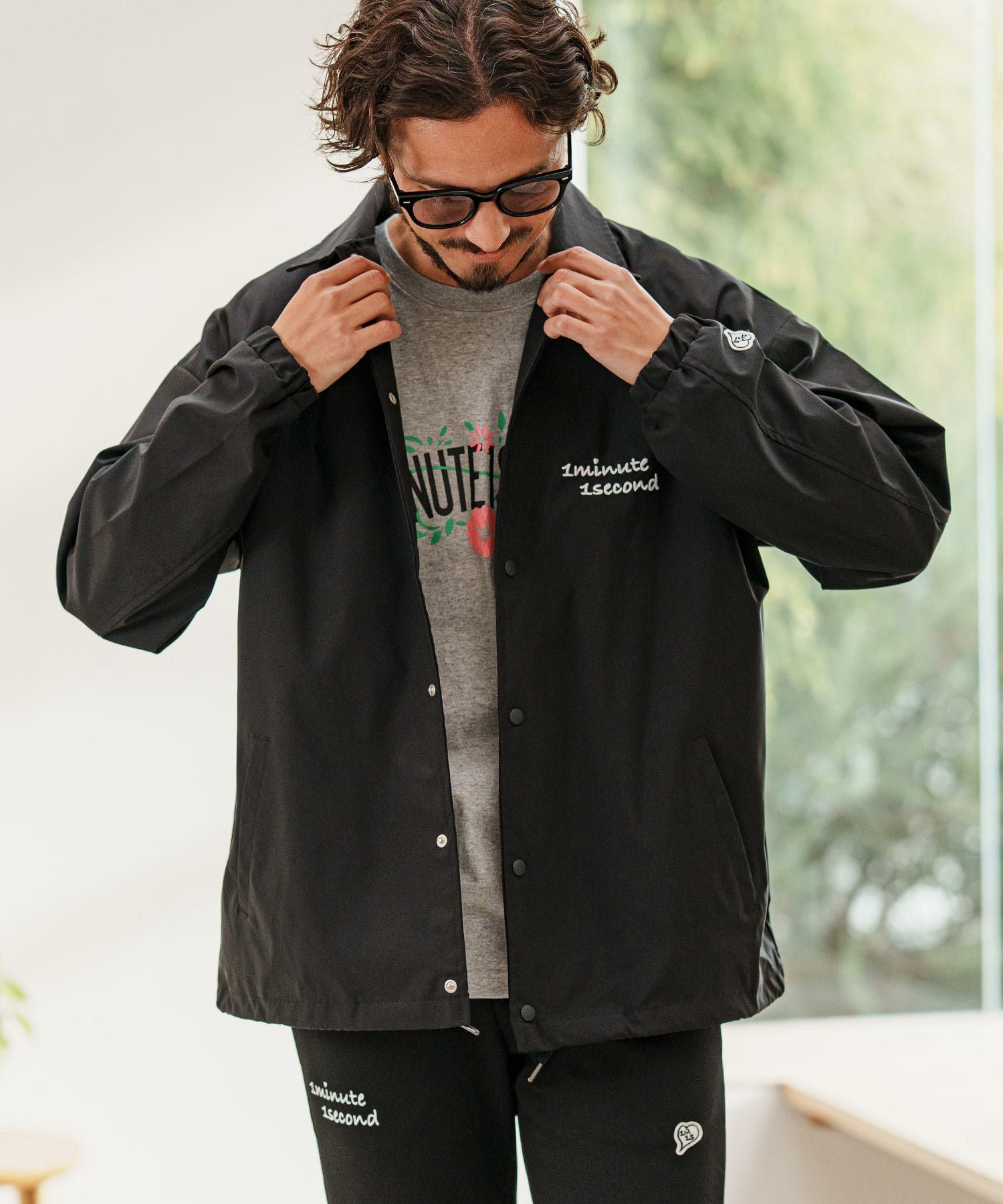 1minute 1second(ワンミニットワンセカンド)】coach jacket with