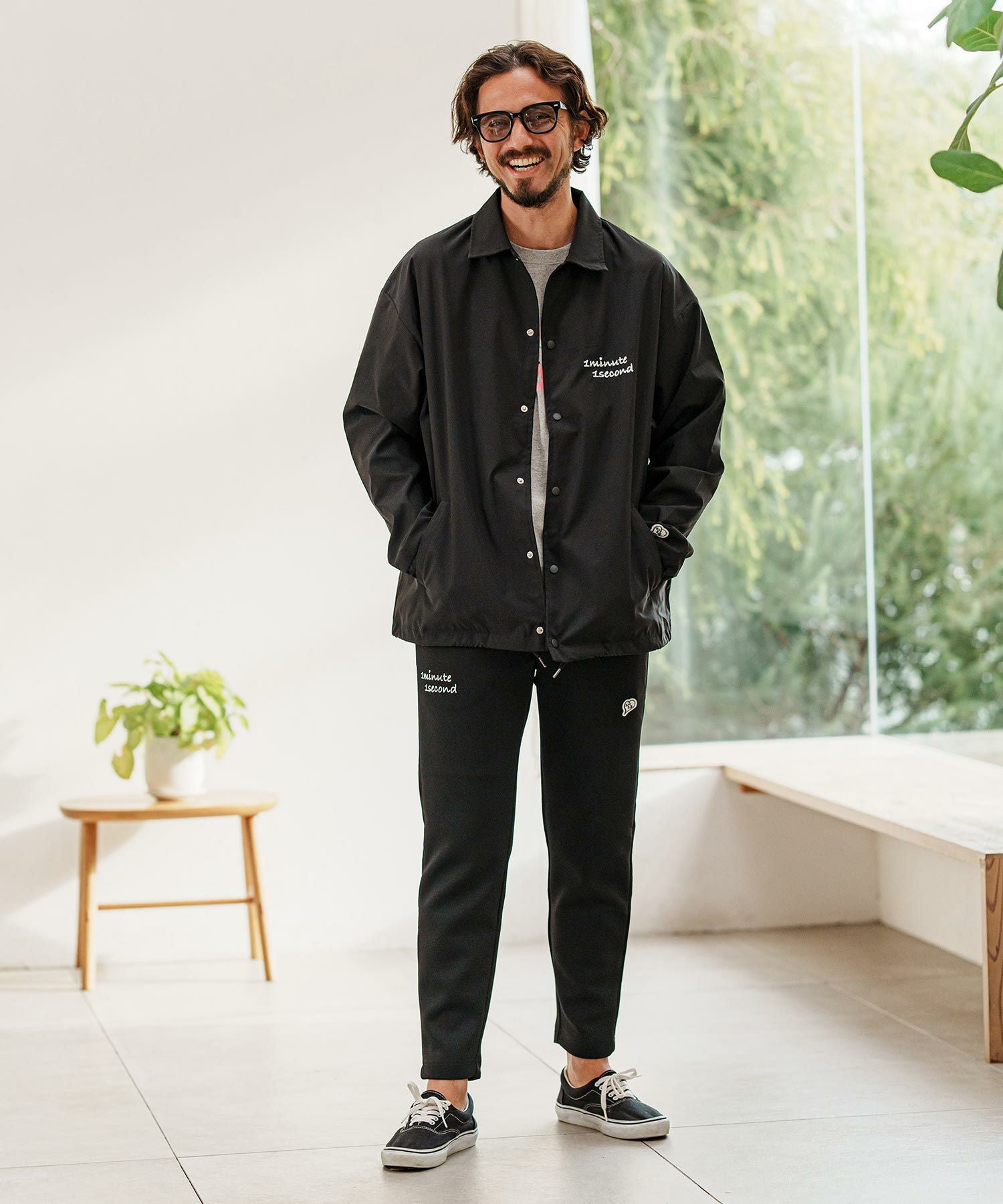 1minute 1second(ワンミニットワンセカンド)】coach jacket with