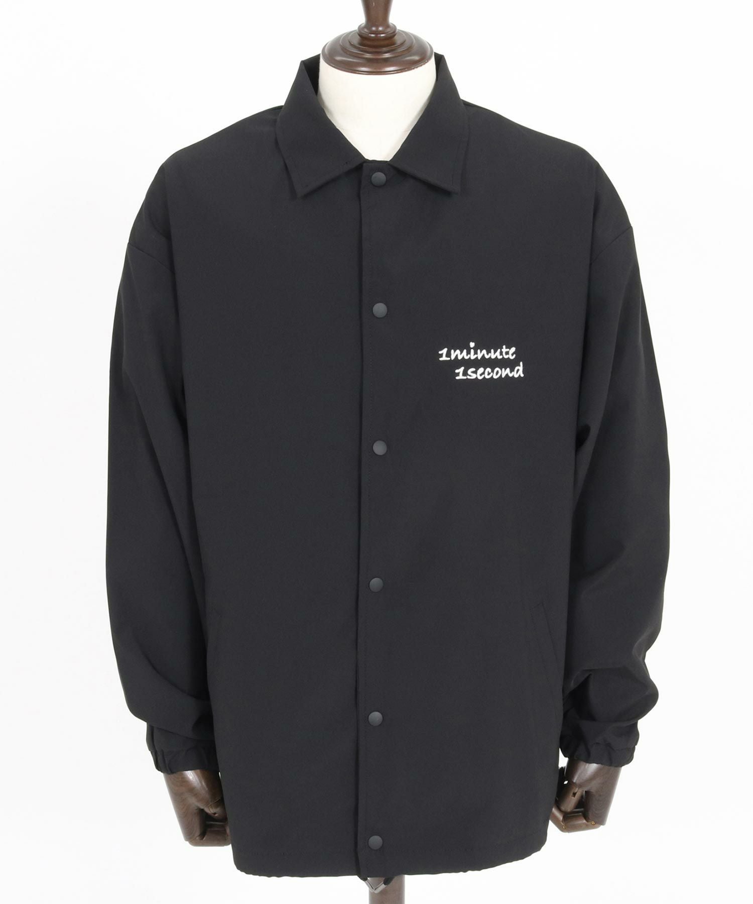 【着用済み】歌い手 超学生 コーチジャケットM 1minute 1second(ワンミニットワンセカンド)】back boa coach jacket