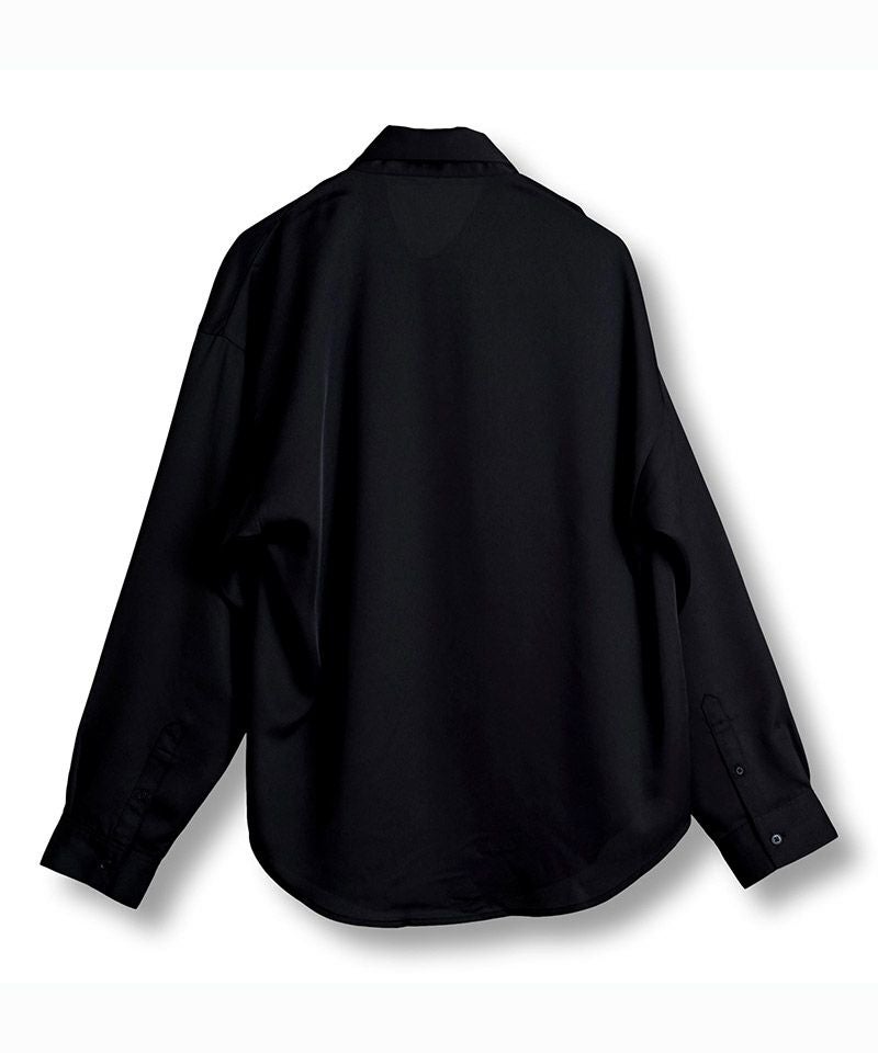 50%OFF【NO ID.(ノーアイディー)】ﾈｸﾀｲ付ﾈｯｸｷﾞｬｻﾞｰBIG-SH シャツ
