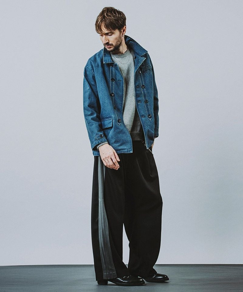 50%OFF【NO ID.(ノーアイディー)】ダブルブレストBIGワークJKT ジャケット 50%OFF【NO ID.(ノーアイディー)】ダブルブレストBIGワークJKT ジャケット