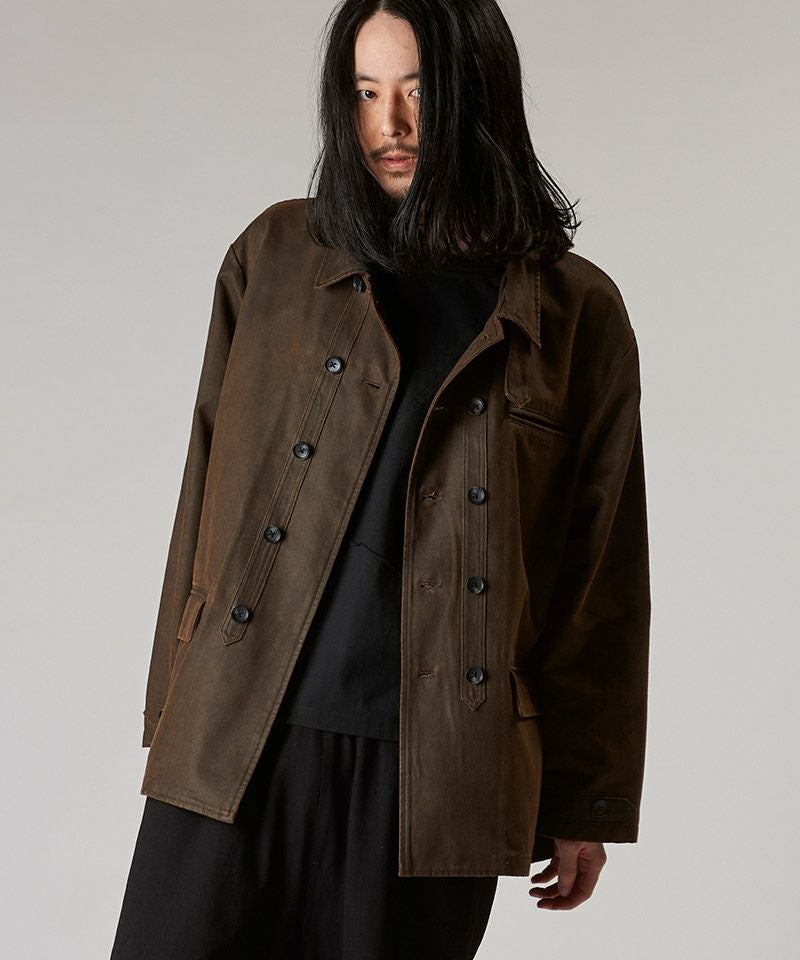 50%OFF【NO ID.(ノーアイディー)】ﾀﾞﾌﾞﾙﾌﾞﾚｽﾄBIGﾜｰｸJKT ジャケット