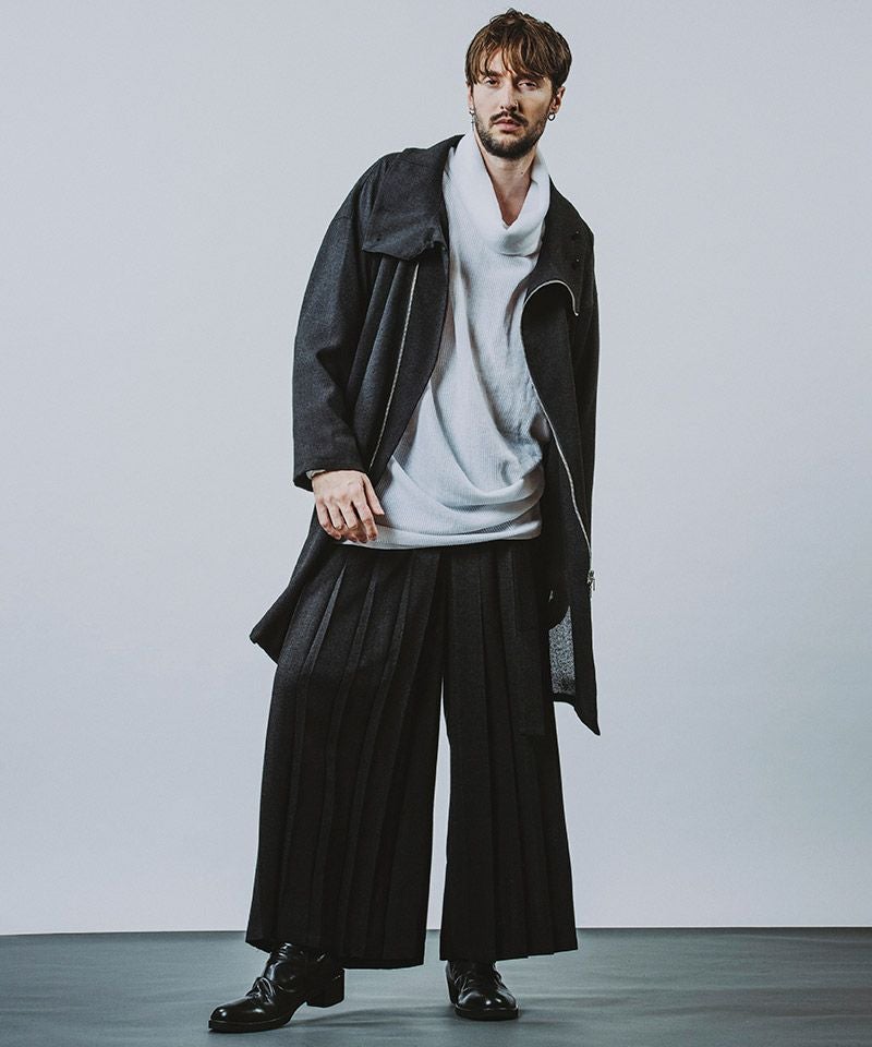 60%OFF【NO ID.(ノーアイディー)】ｵﾌﾀｰﾄﾙﾄﾞﾚｰﾌﾟﾆｯﾄPO プルオーバー 