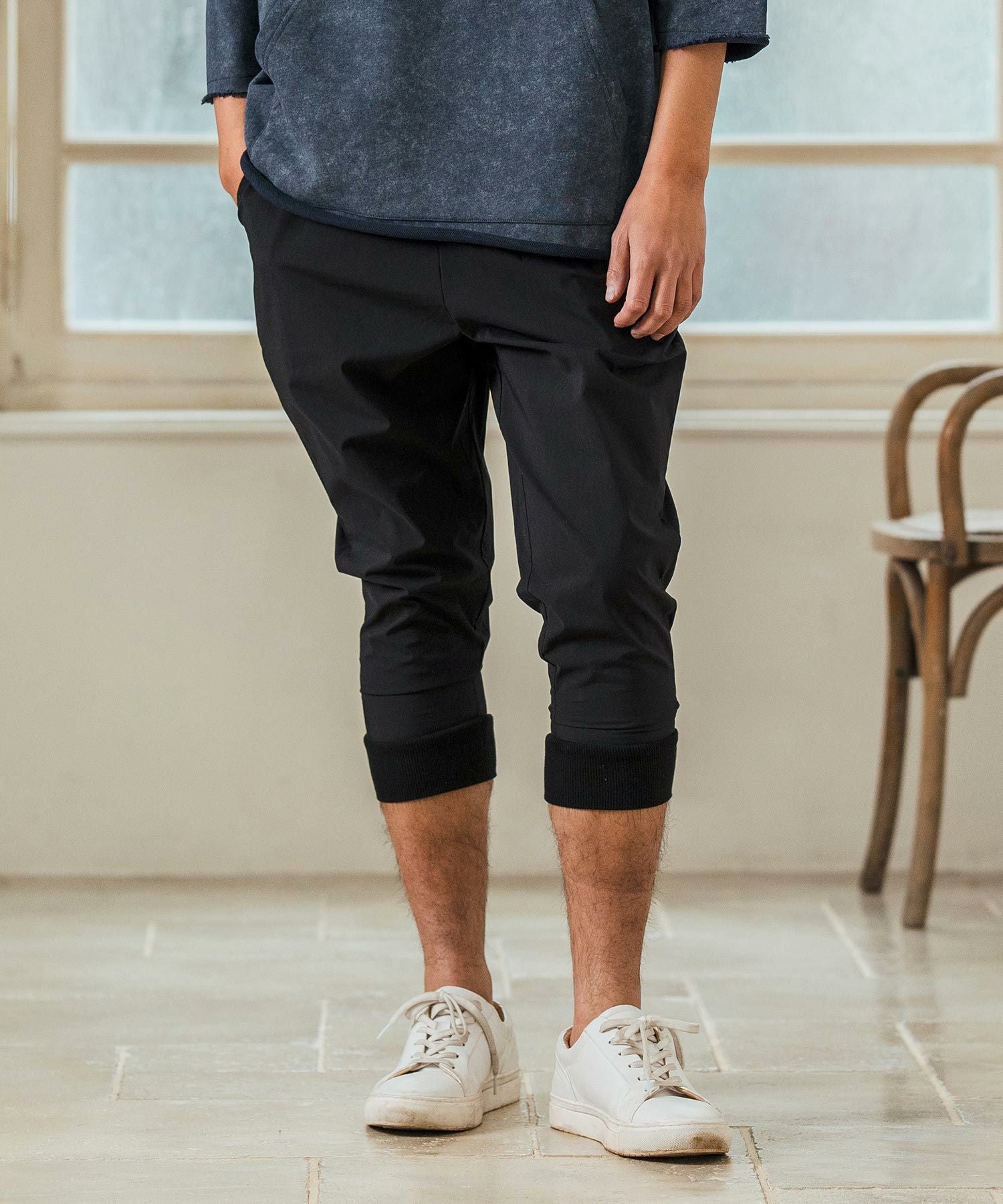 30%OFF【Magine(マージン)】 Stretch Nylon Fabric Cropped Pants