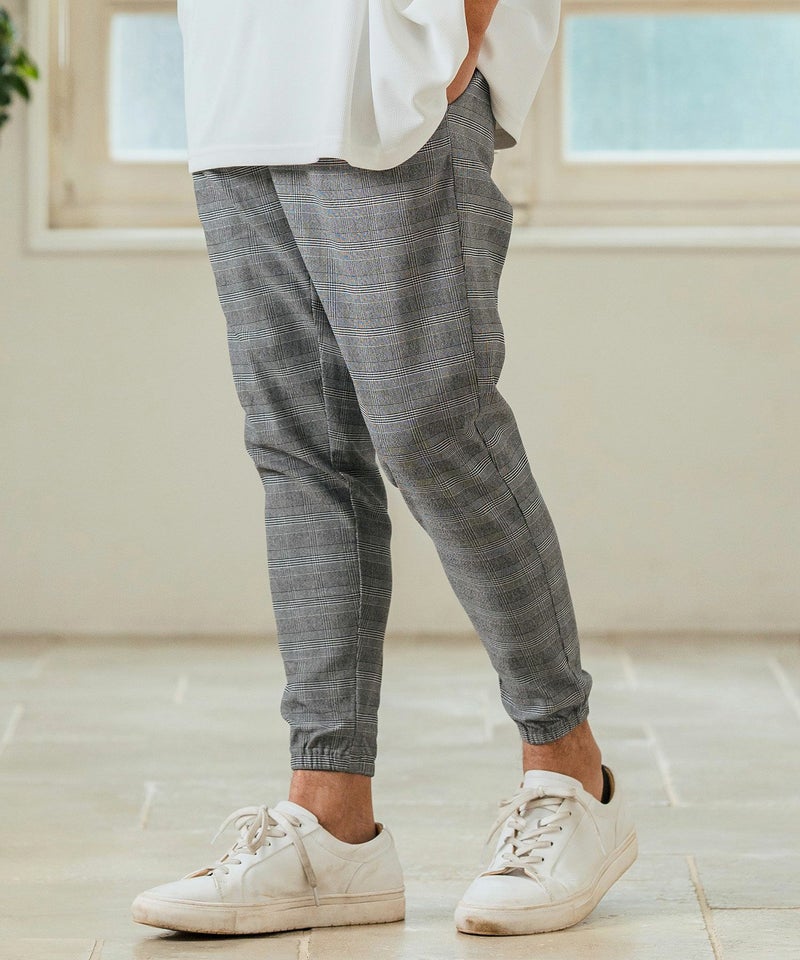 30%OFF【Magine(マージン)】Stretch Check Fabric Tapered Pants 