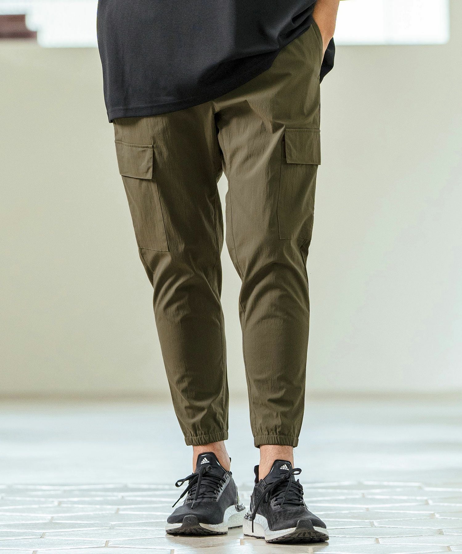 30%OFF【Magine(マージン)】C-N Stretch Fabric Cargo Design Jogger