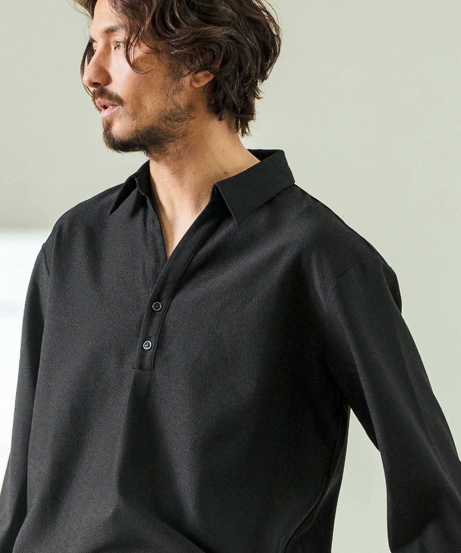 Magine(マージン)】Skipper & Pullover Design Long Sleeve shirts