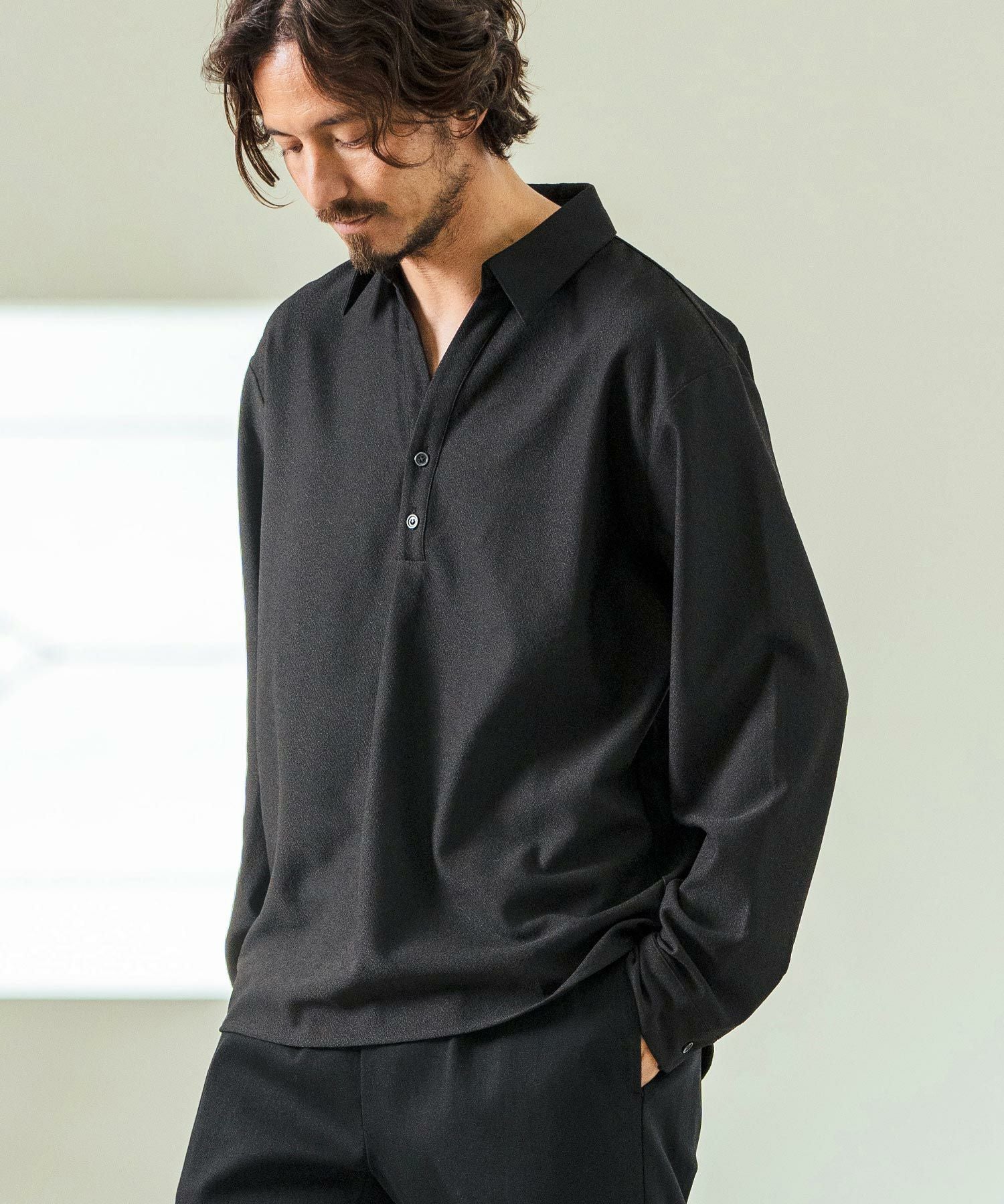 Magine(マージン)】Skipper & Pullover Design Long Sleeve shirts