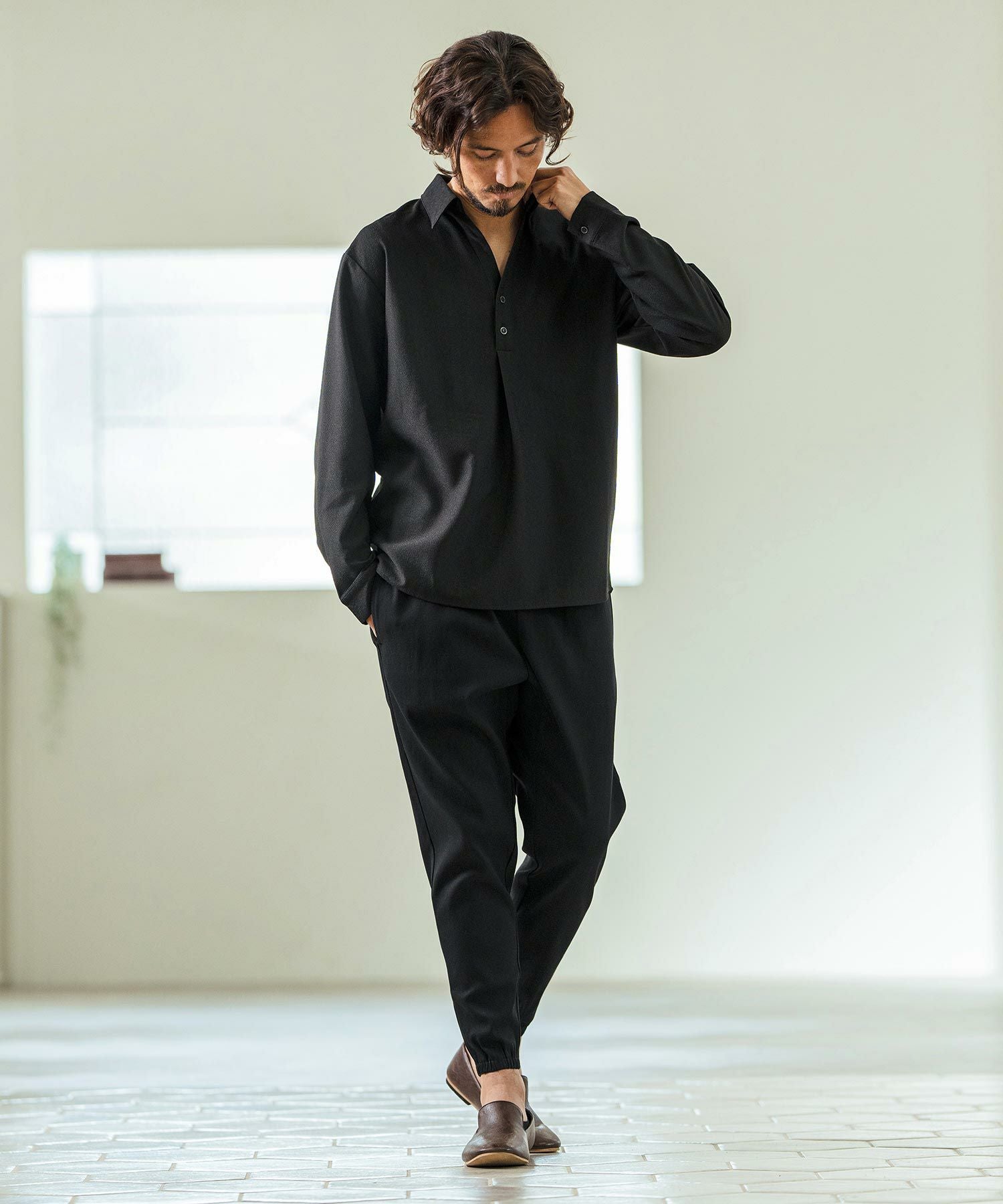 Magine(マージン)】Skipper & Pullover Design Long Sleeve shirts