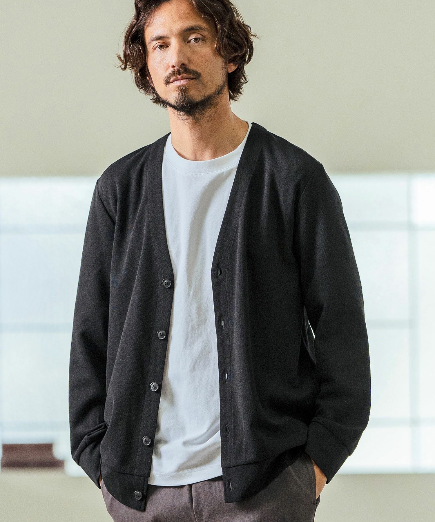 Magine(マージン)】Surf Knit Fabric Cardigan カーディガン(MGN-251