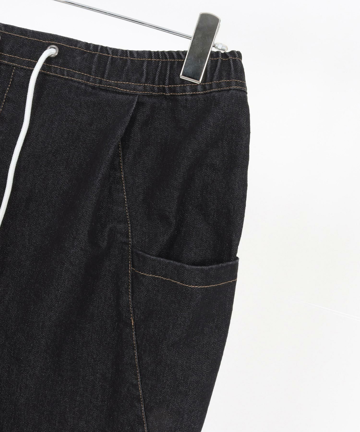 CAMBIO(カンビオ)】Deformed Silhouette Stretch Denim Pants デニム