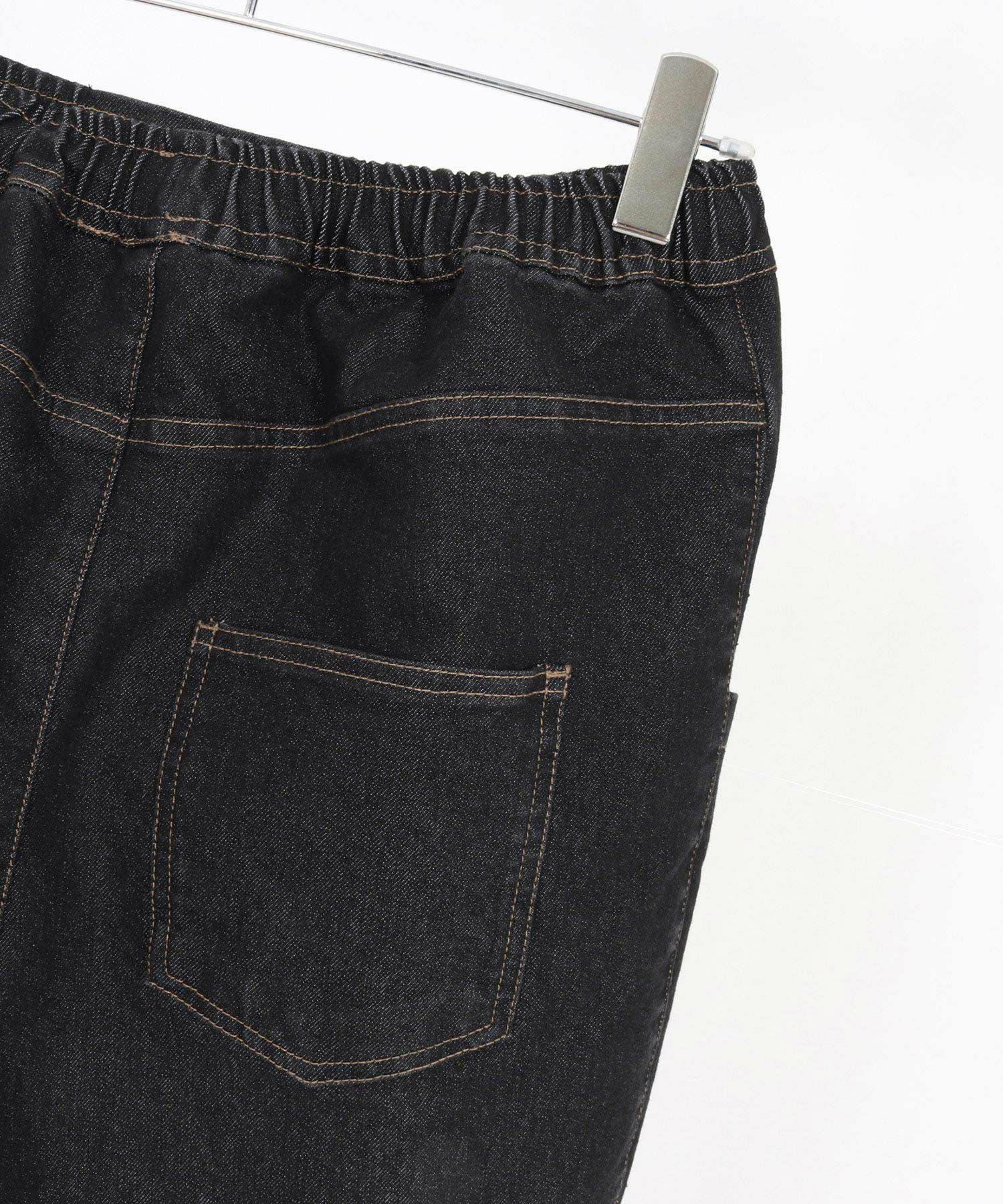 CAMBIO(カンビオ)】Deformed Silhouette Stretch Denim Pants デニム CAMBIO(カンビオ)】Deformed Silhouette Stretch Denim Pants デニム