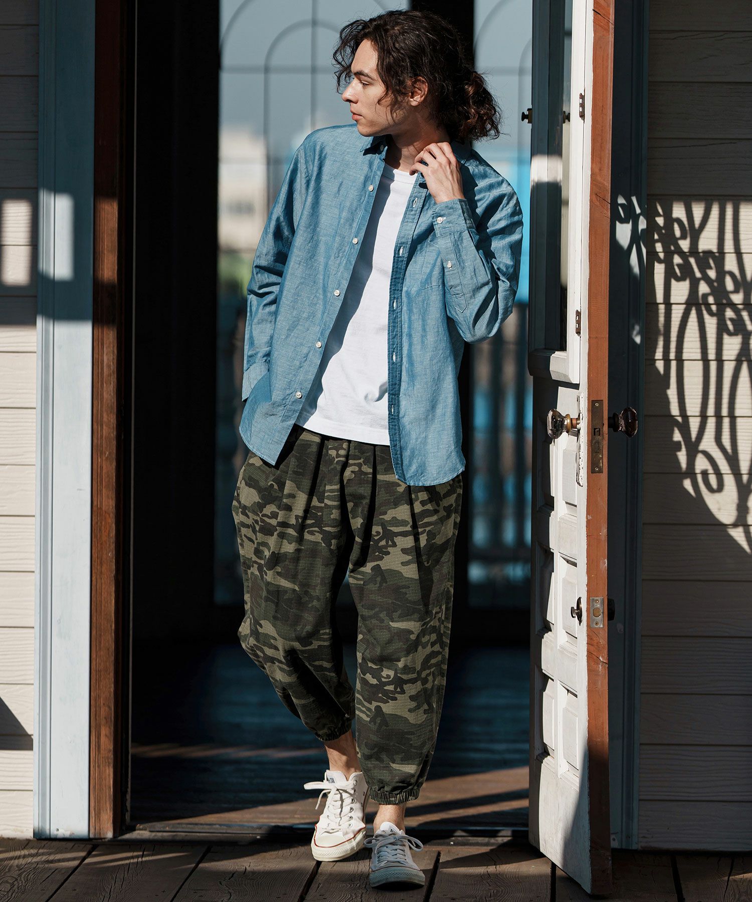 CAMBIO(カンビオ)】Camouflage Ripstop Balloon Jogger Pants