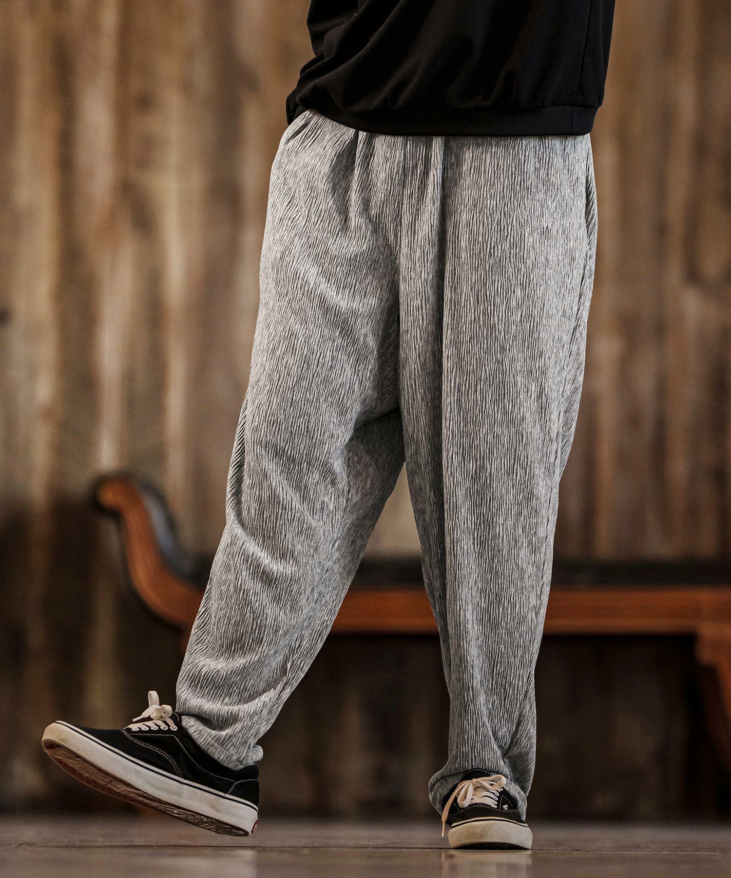 30%OFF【CAMBIO(カンビオ)】Crape Fabric Balloon pants バルーン