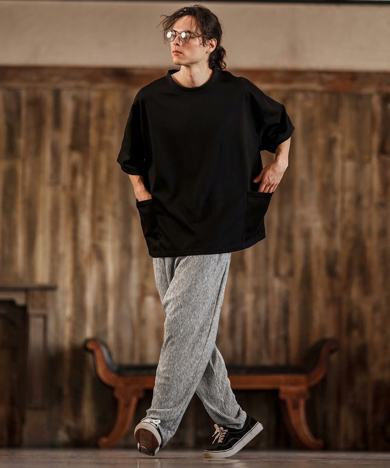30%OFF【CAMBIO(カンビオ)】Crape Fabric Balloon pants バルーン
