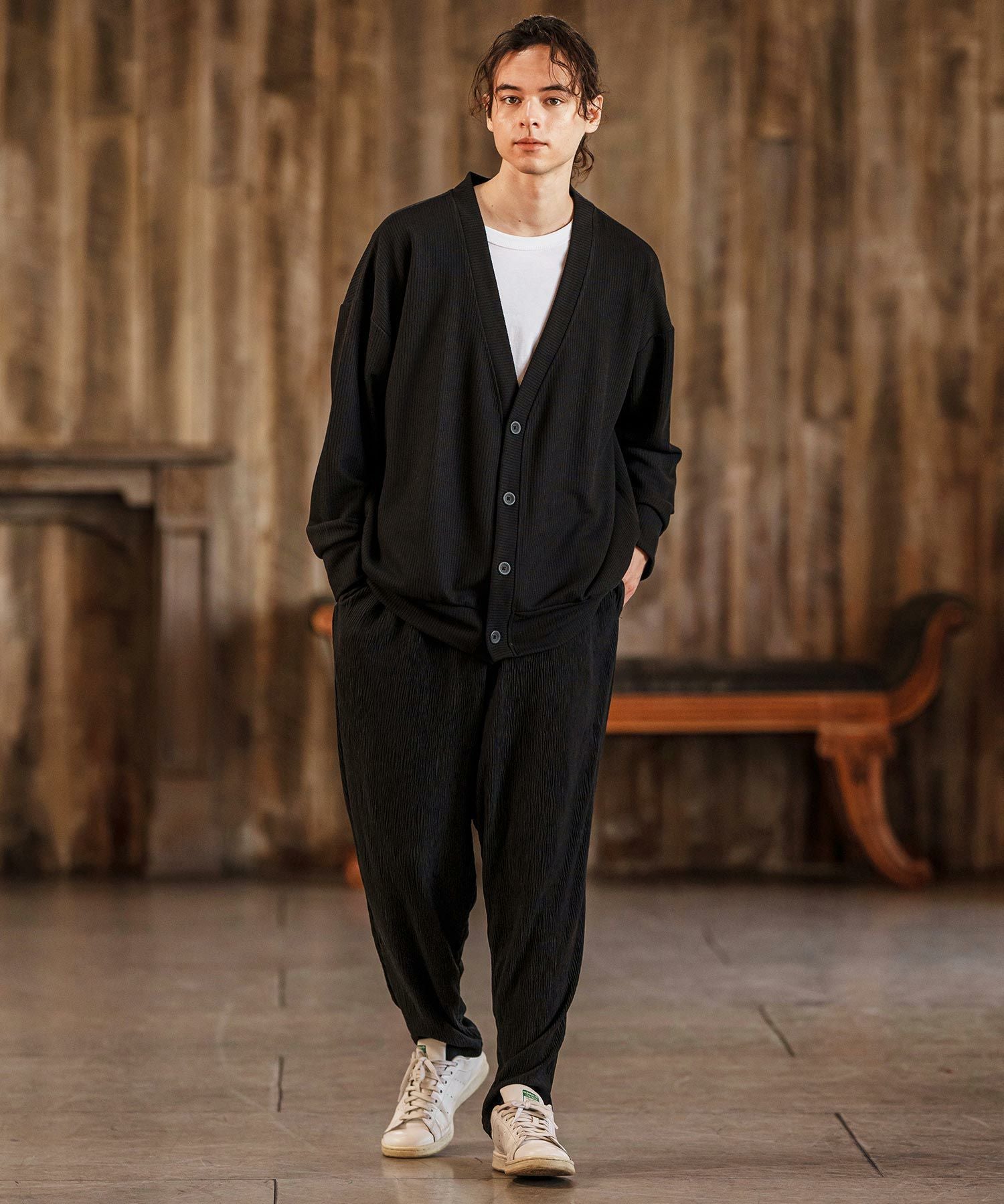 30%OFF【CAMBIO(カンビオ)】Crape Fabric Balloon pants バルーン