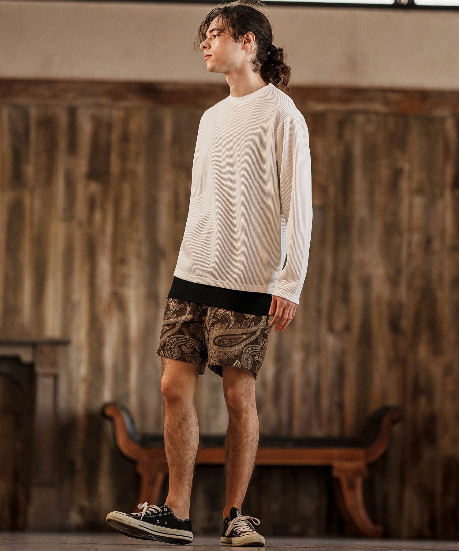 【美品】Gobelin Surrouel Short Pants ショートパンツ CAMBIO(カンビオ)】Gobelin Short Pants ショートパンツ(CAM25SS-002