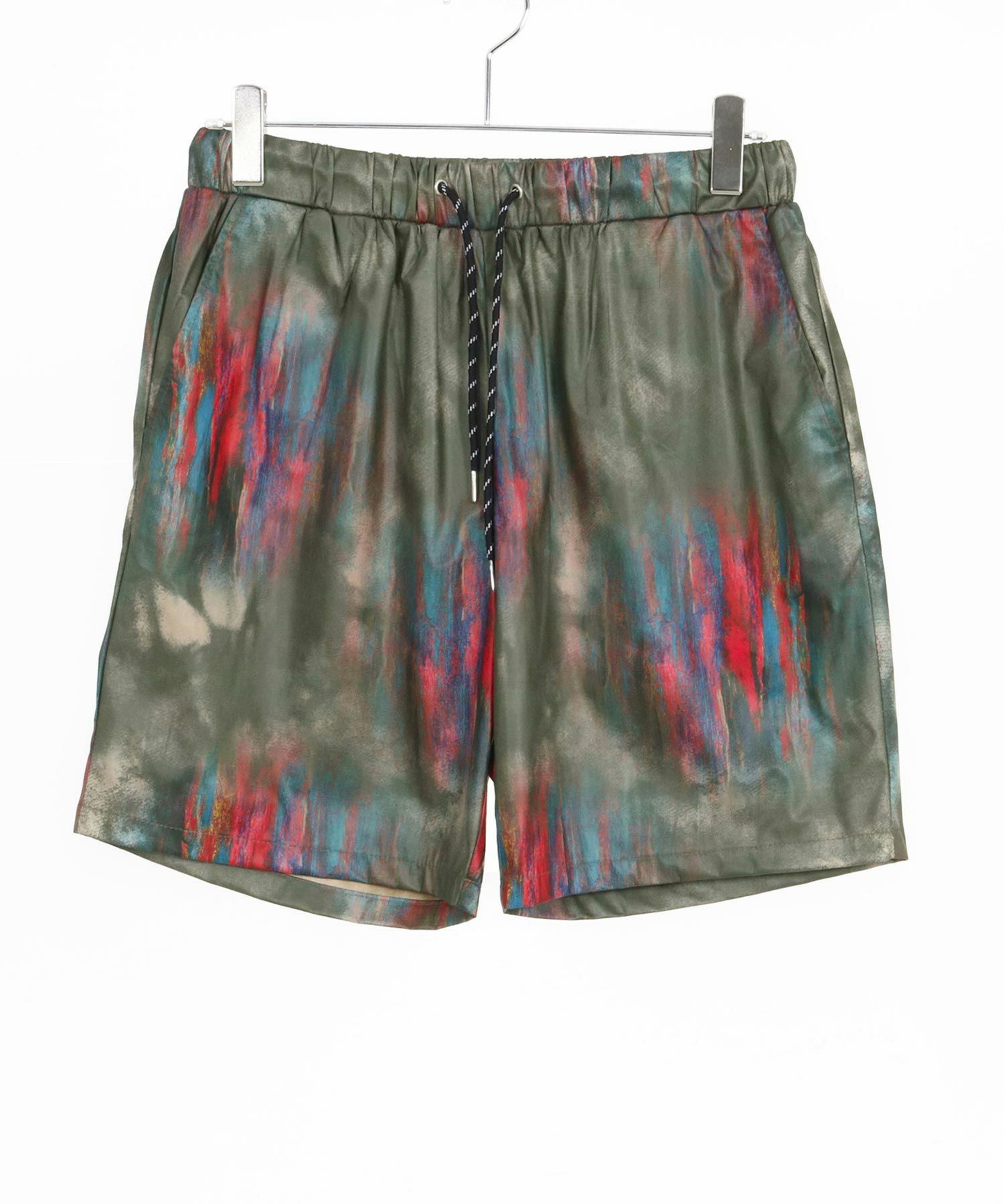 50%OFF【CAMBIO(カンビオ)】Coating Like Graphic short Pants