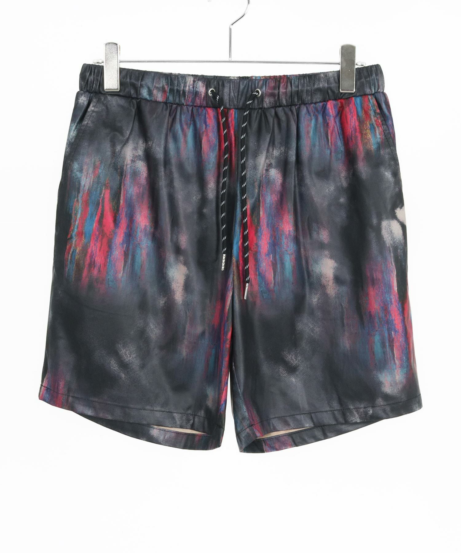 50%OFF【CAMBIO(カンビオ)】Coating Like Graphic short Pants