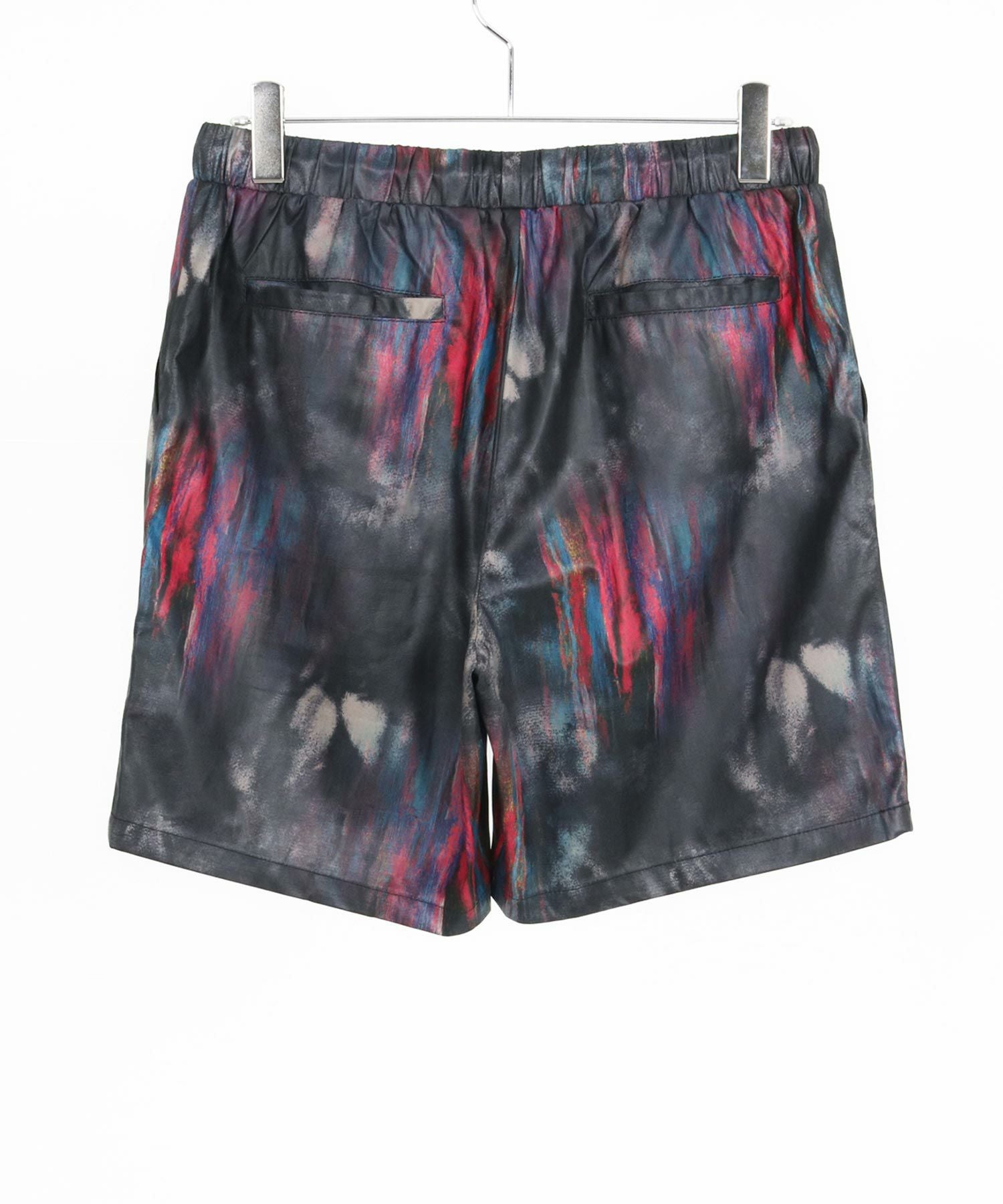 50%OFF【CAMBIO(カンビオ)】Coating Like Graphic short Pants