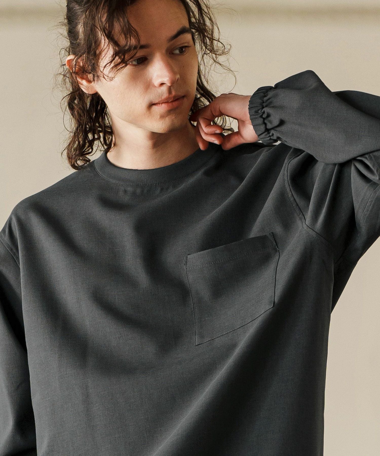 50%OFF【CAMBIO(カンビオ)】シックアンドシン布帛ロンT(CA01-51114