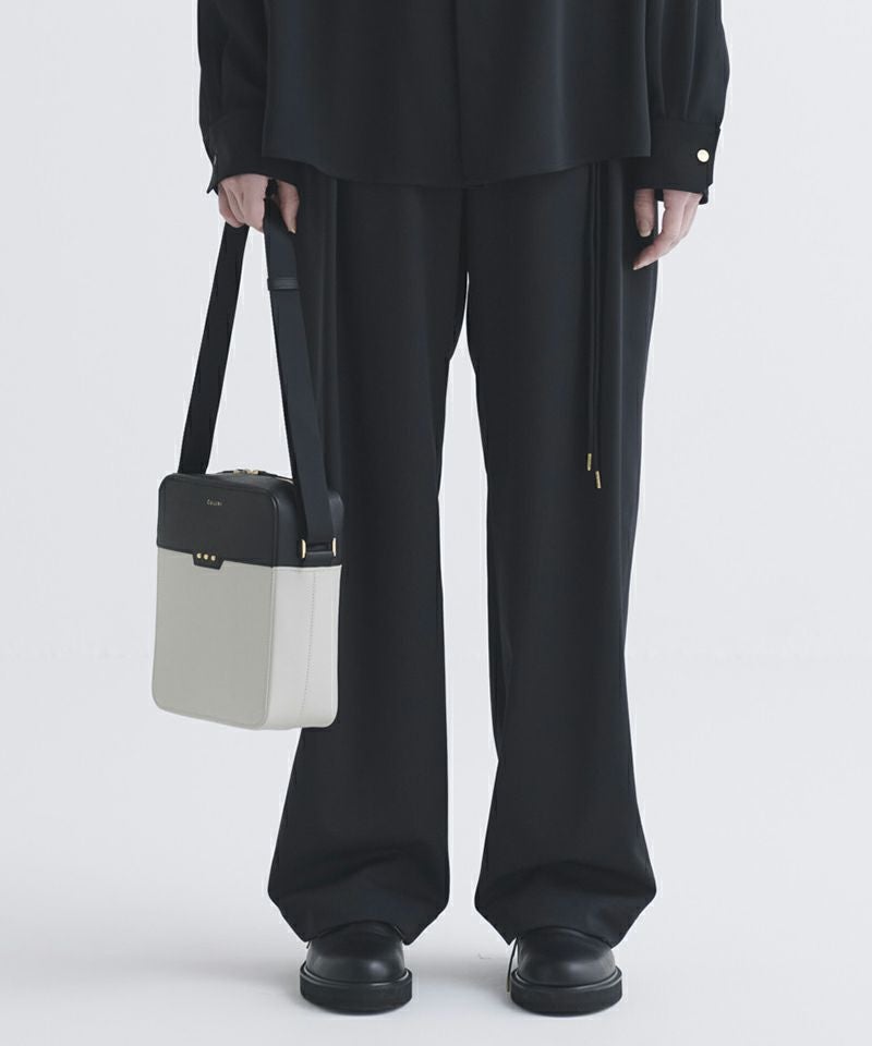 50%OFF【CULLNI(クルニ)】Wool Gaberdine 1Tuck Wide Pant ワイド