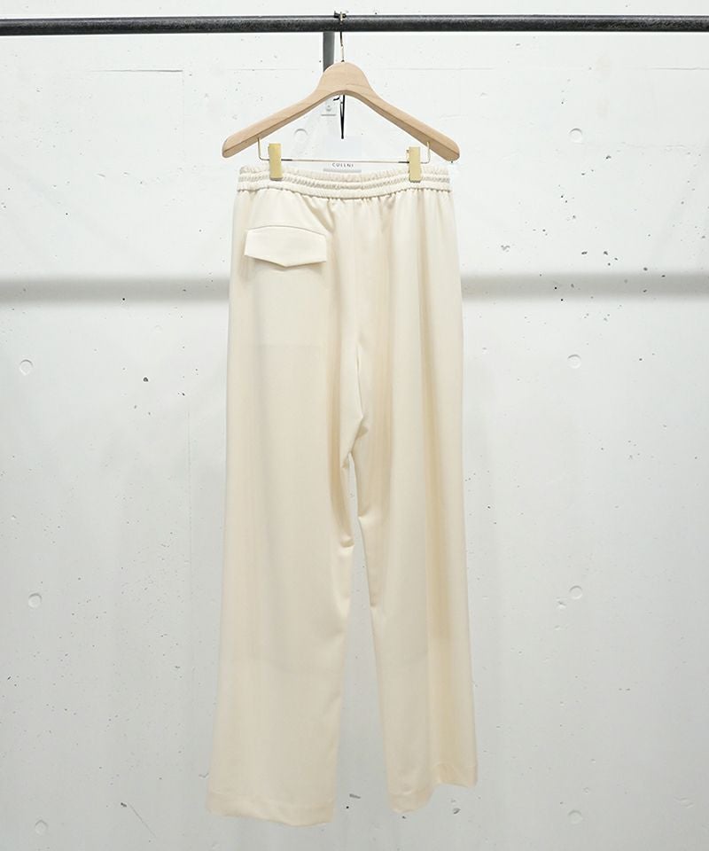50%OFF【CULLNI(クルニ)】Wool Gaberdine 1Tuck Wide Pant ワイド
